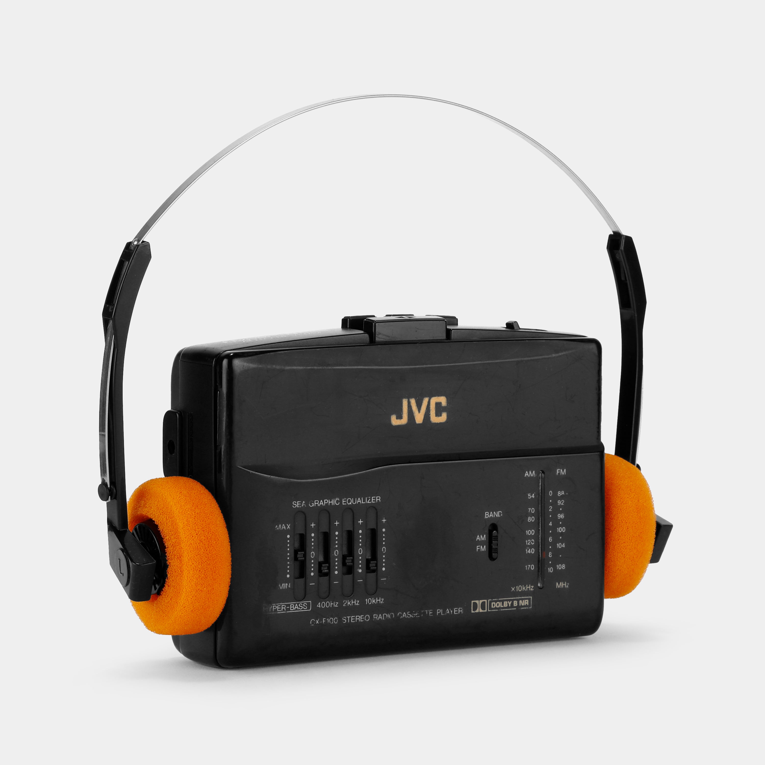 JVC CX-F100 AM/FM Stereo Portable Cassette Player