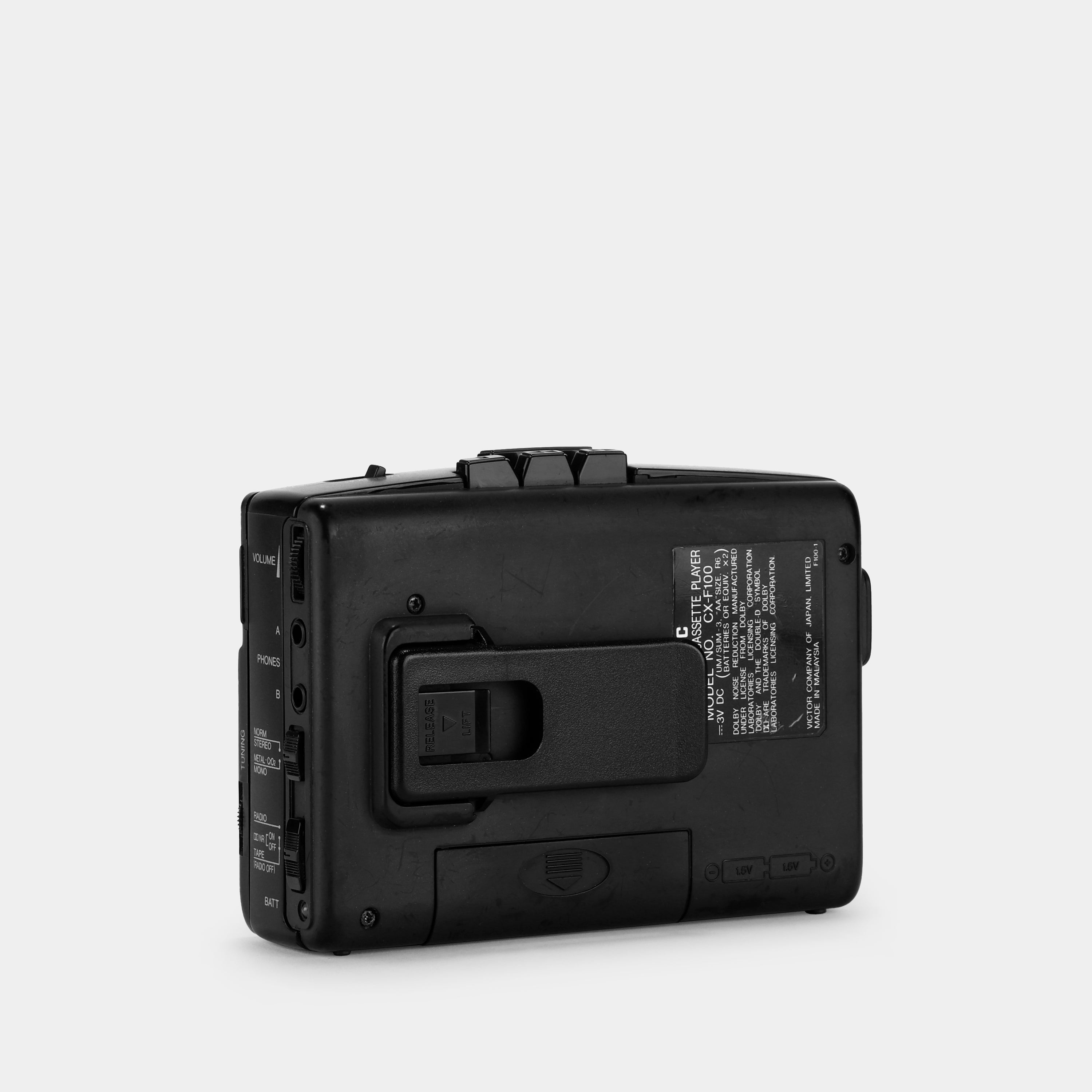 JVC CX-F100 AM/FM Stereo Portable Cassette Player