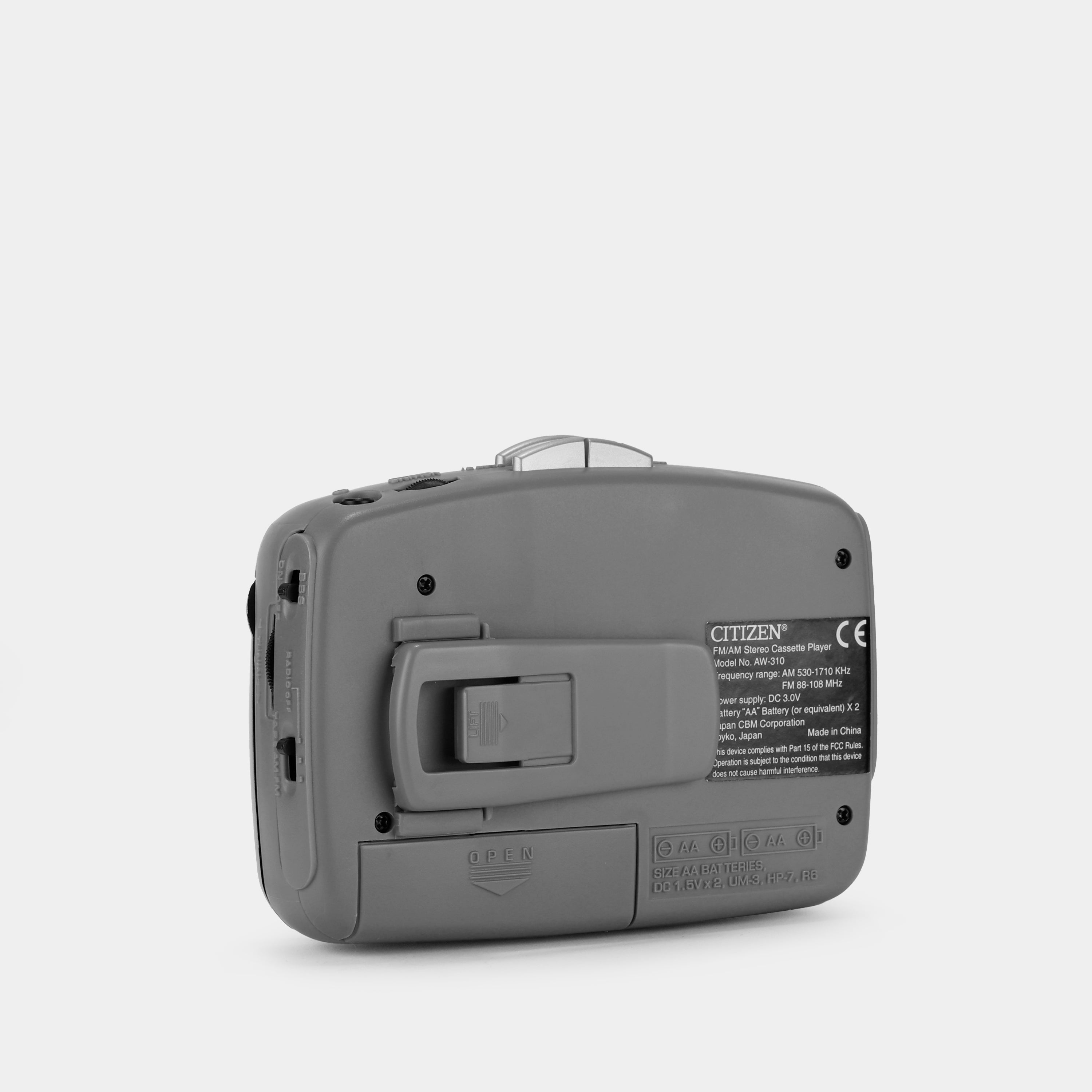 Citizen AW-310 AM/FM Portable Cassette Player