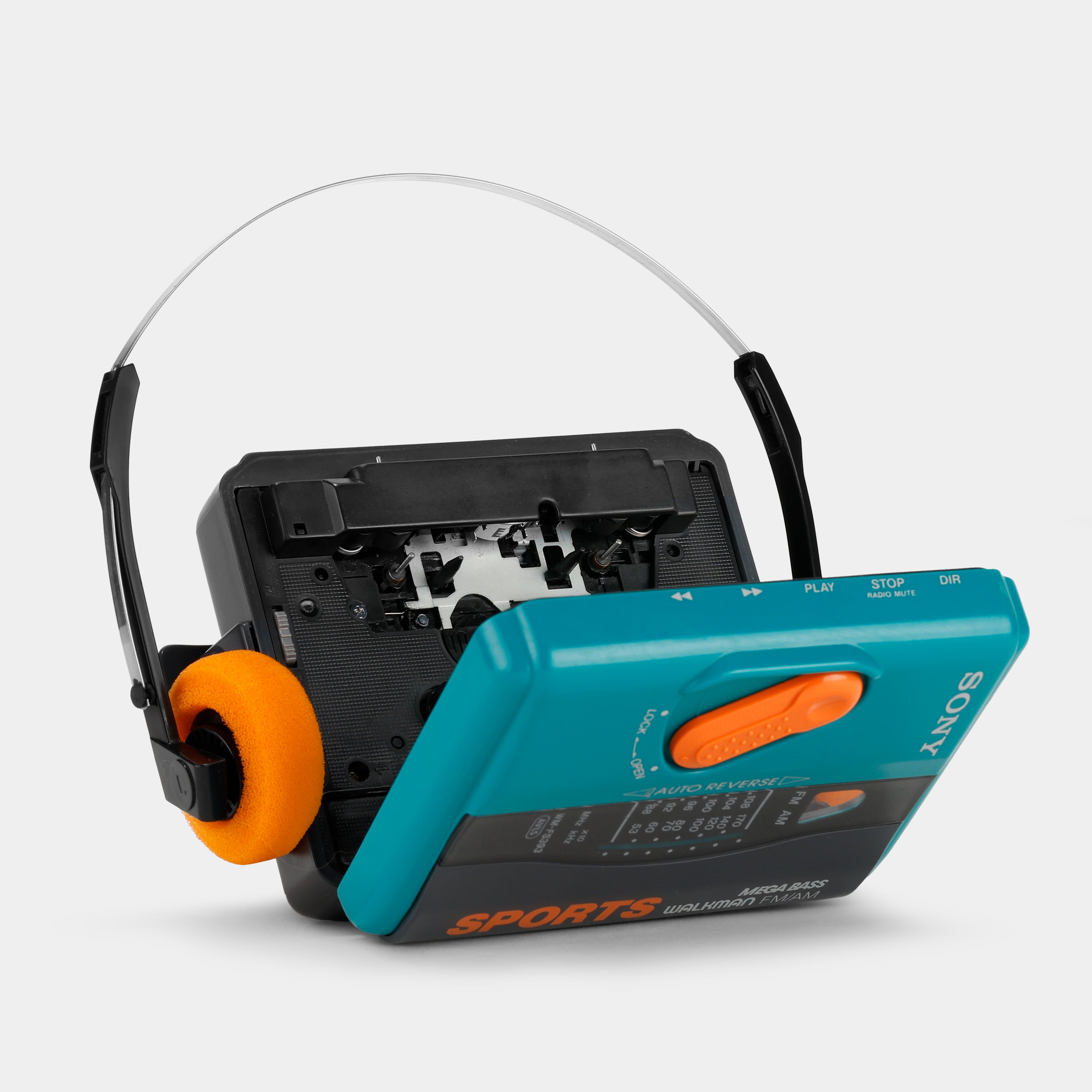 Sony Sports Walkman WM-FS393 Teal AM/FM Portable Cassette Player