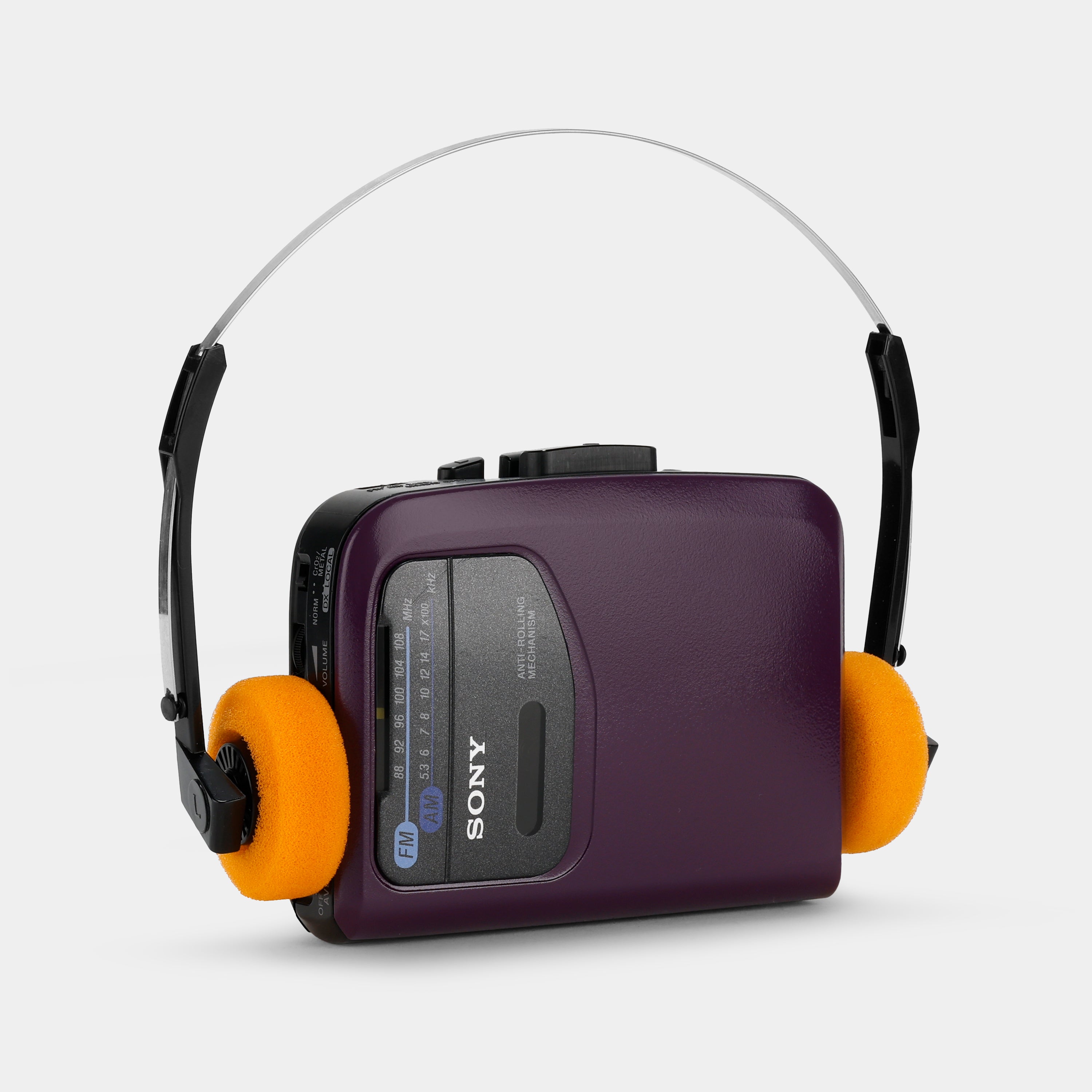 Sony Walkman WM-FX101 AM/FM Purple Portable Cassette Player