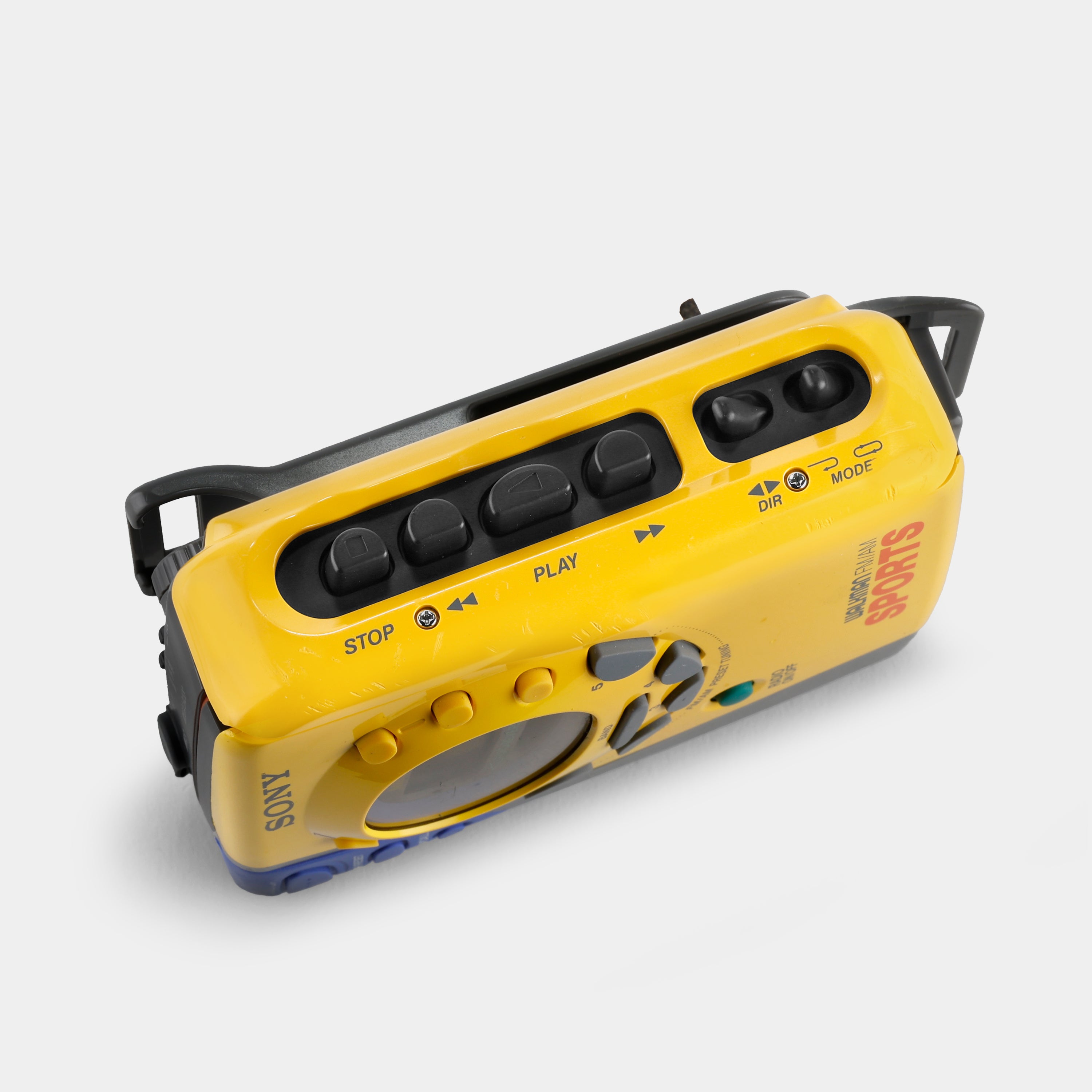 Sony Sports Walkman WM-FS493 AM/FM Yellow Portable Cassette Player