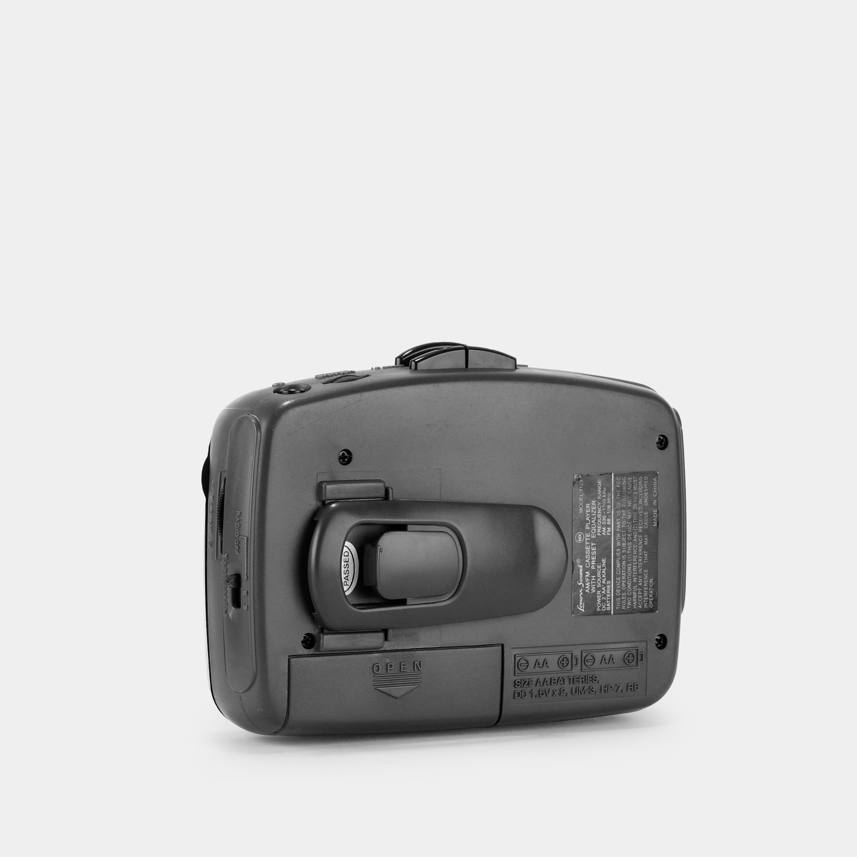 Lenoxx Sound Model 1129 AM/FM Stereo Portable Cassette Player