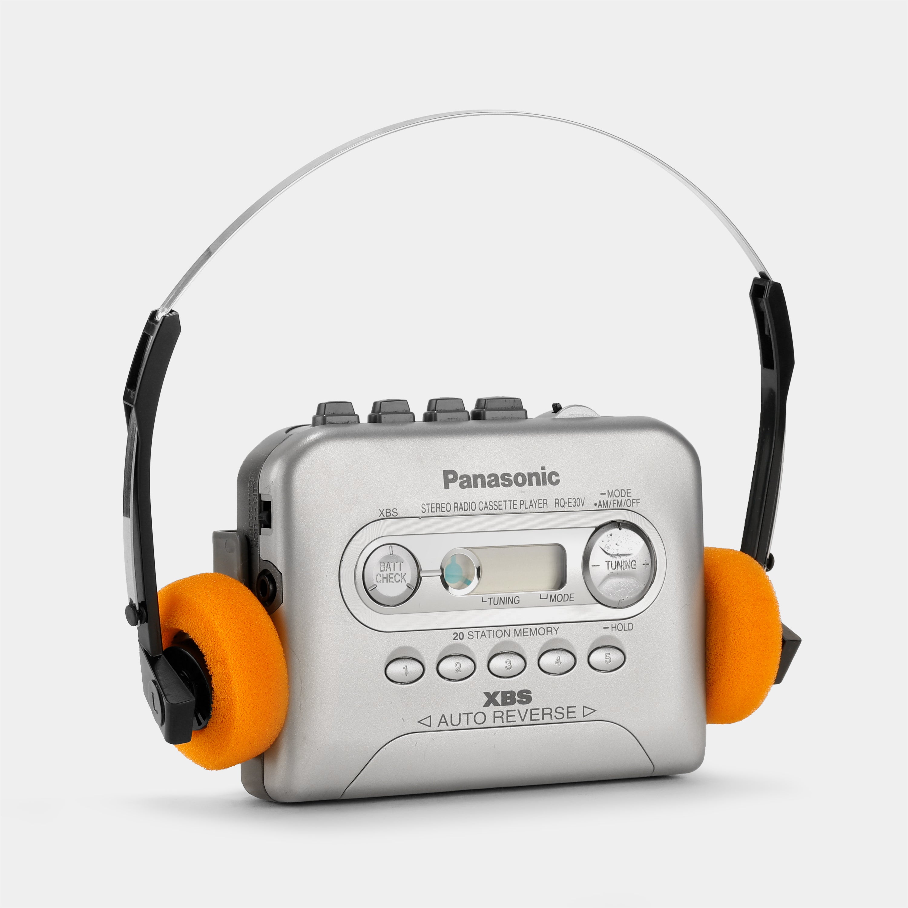 【美品DE可動品】Panasonic ラジカセ プレーヤー RQ-E30V-S Panasonic RQ-E30V Portable Stereo Cassette Player