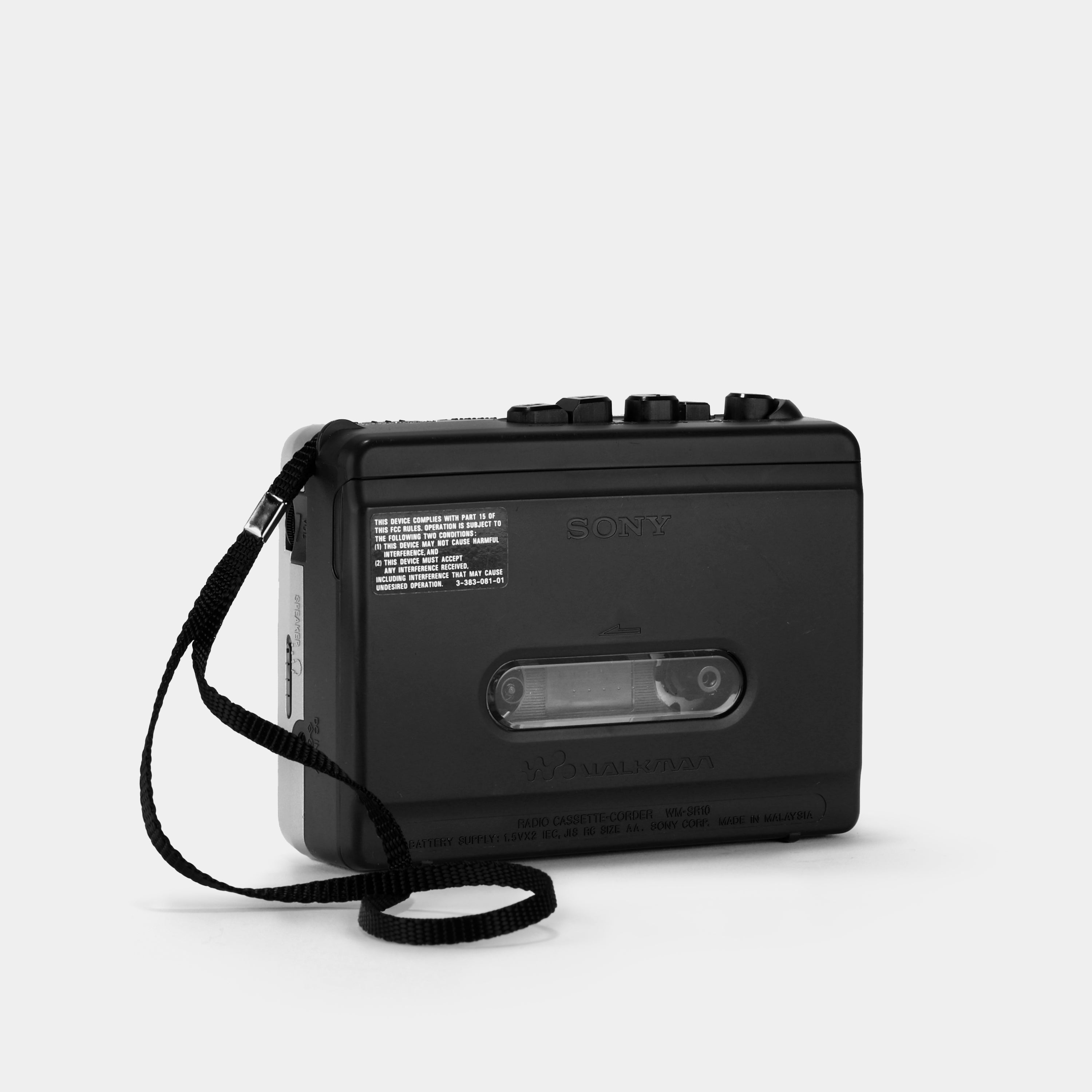 Sony WM-SR10 AM/FM Portable Cassette Player/Recorder