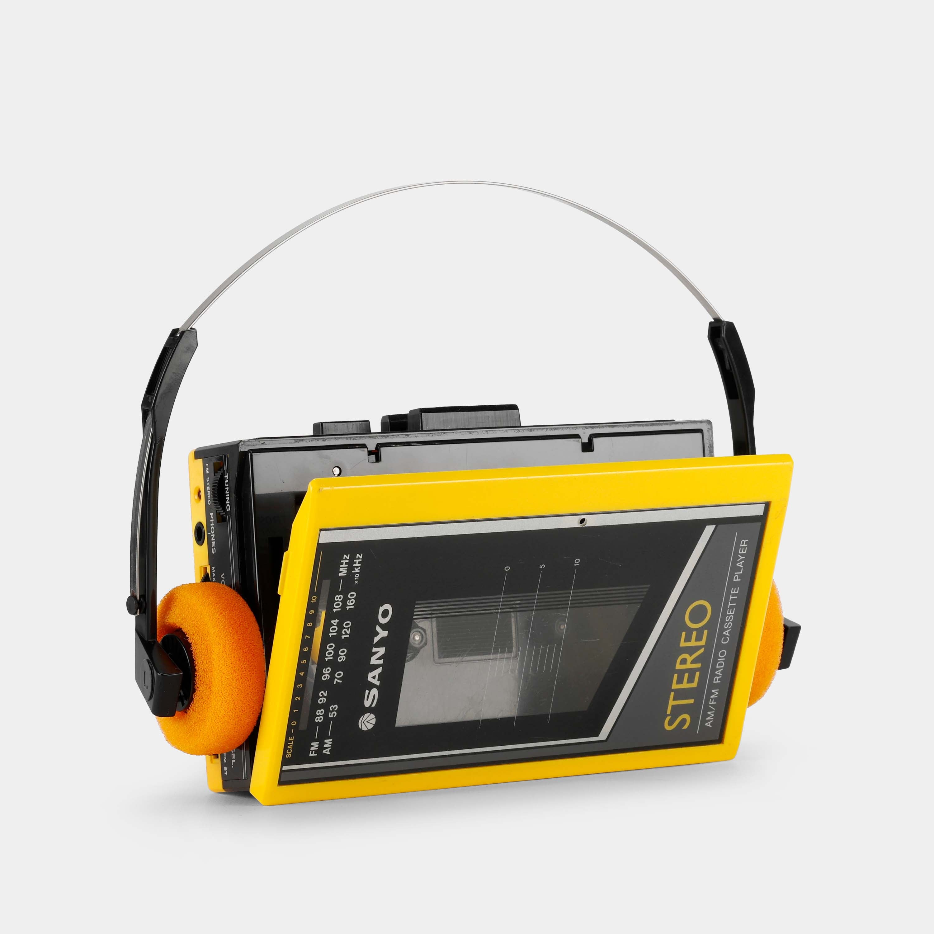 Sanyo MGR61 AM/FM Yellow Portable Cassette Player
