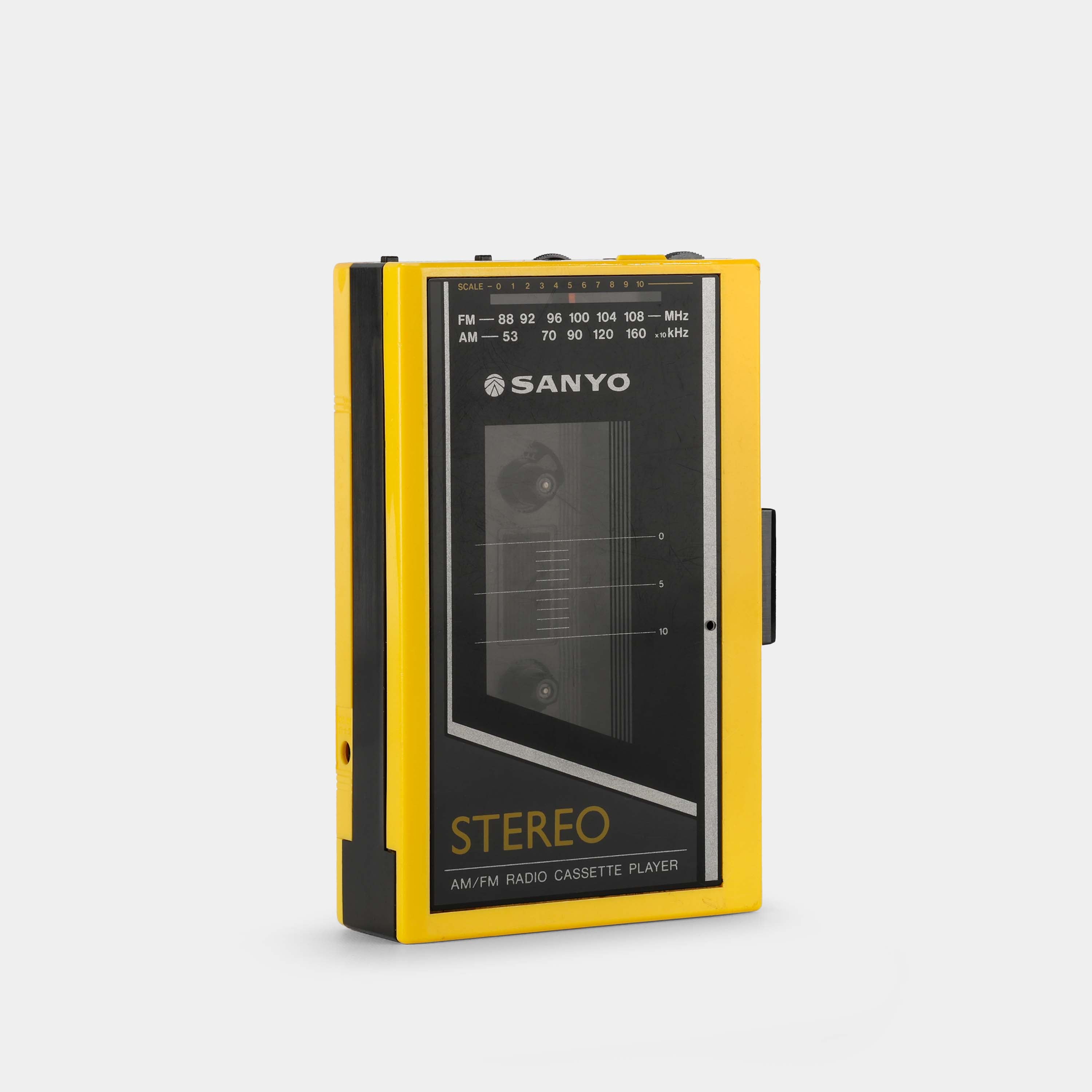 Sanyo MGR61 AM/FM Yellow Portable Cassette Player
