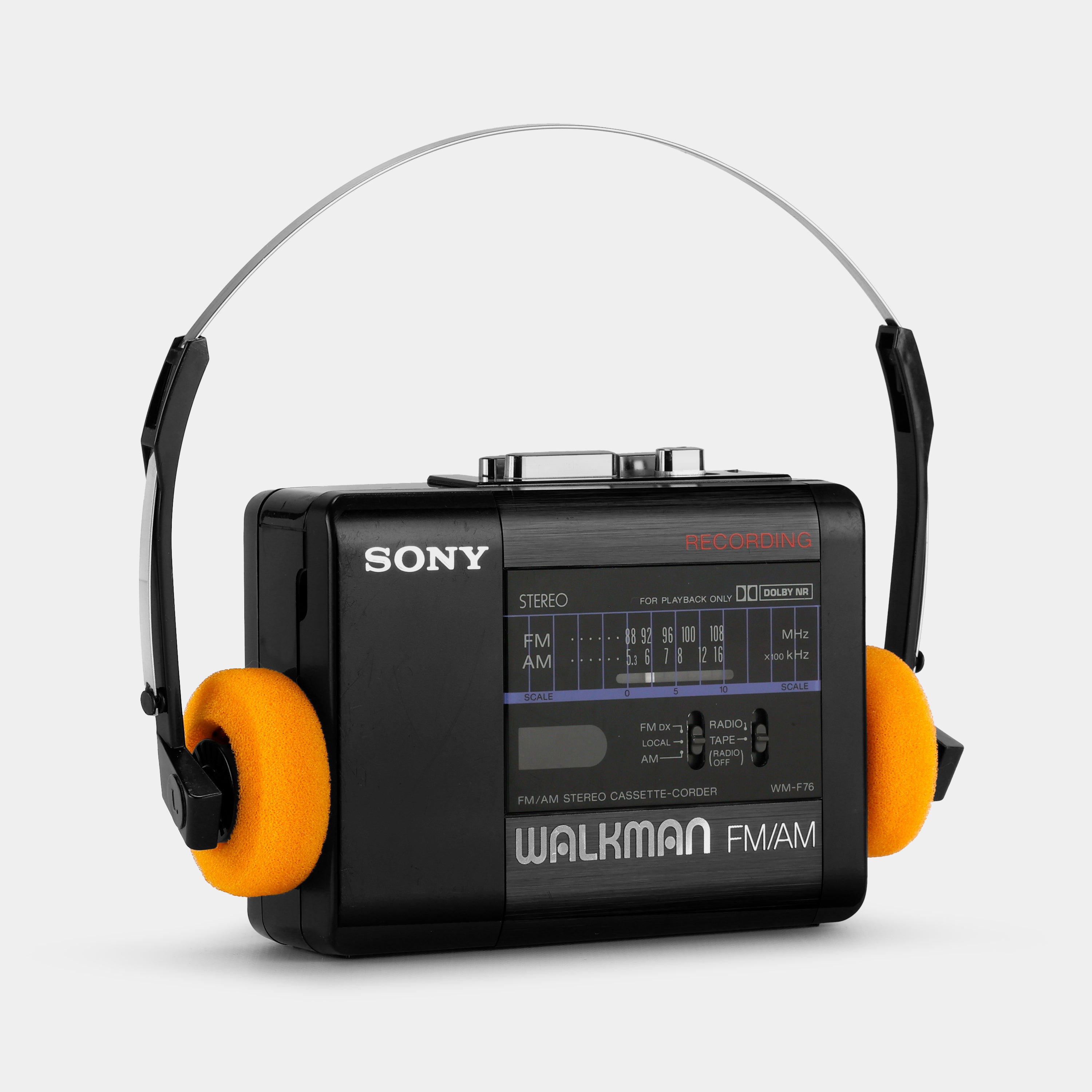 Sony Walkman WM-F76 AM/FM Portable Cassette-Corder