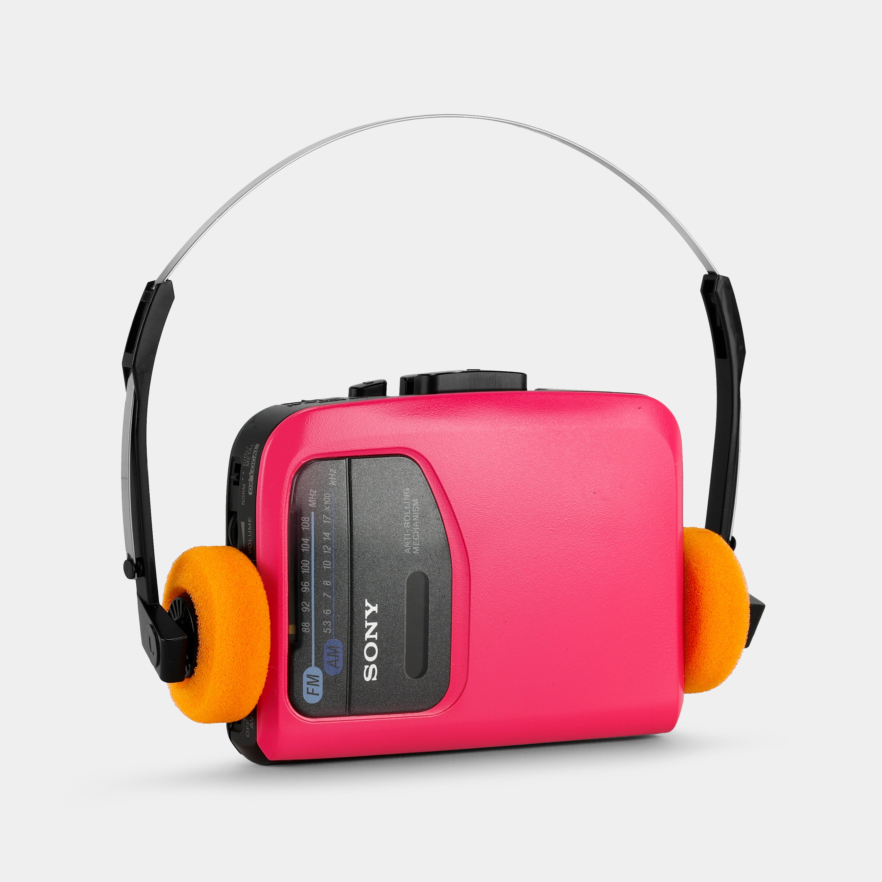 Sony Walkman WM-FX101 AM/FM Hot Pink Portable Cassette Player