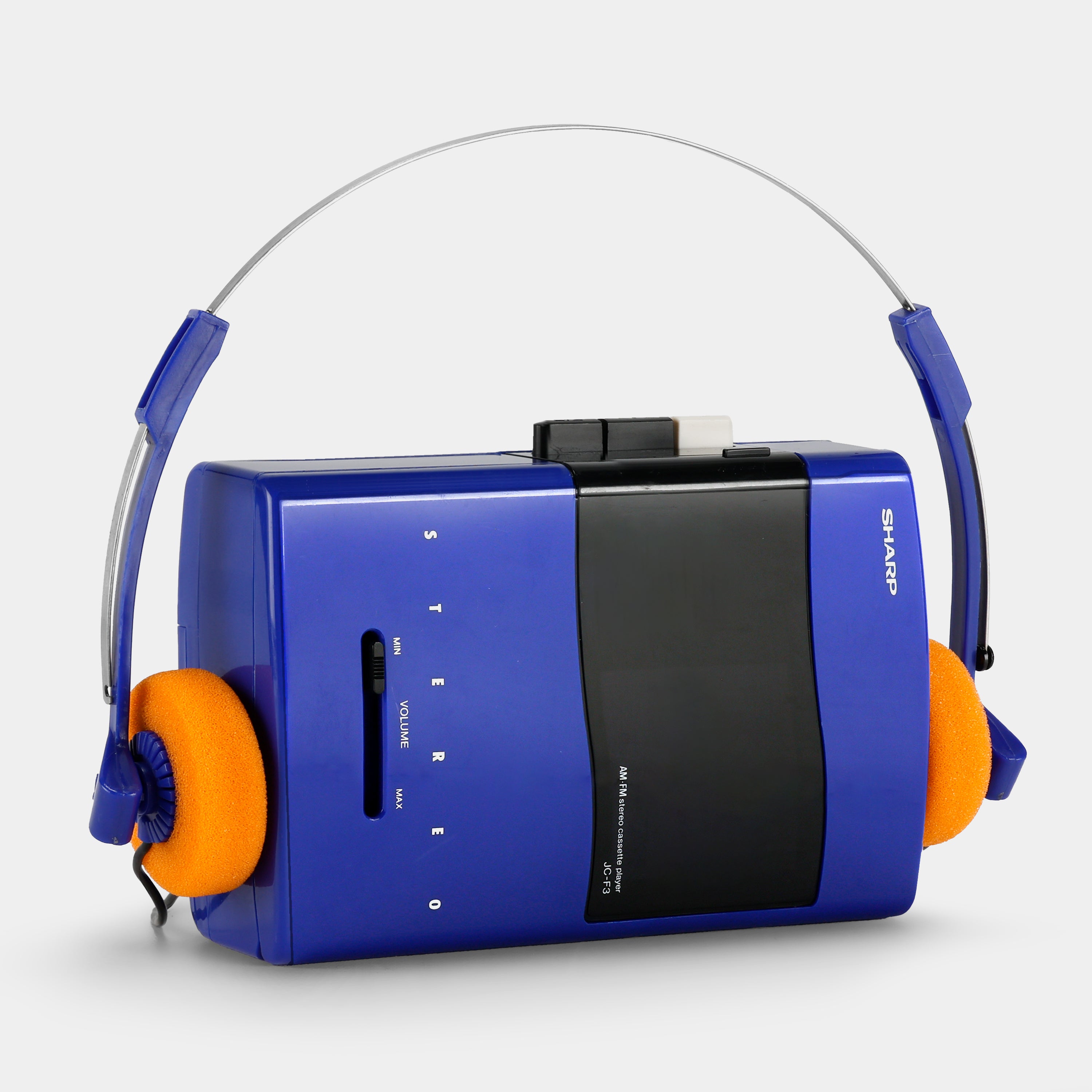 Sharp JC-F3 Blue AM/FM Portable Cassette Player