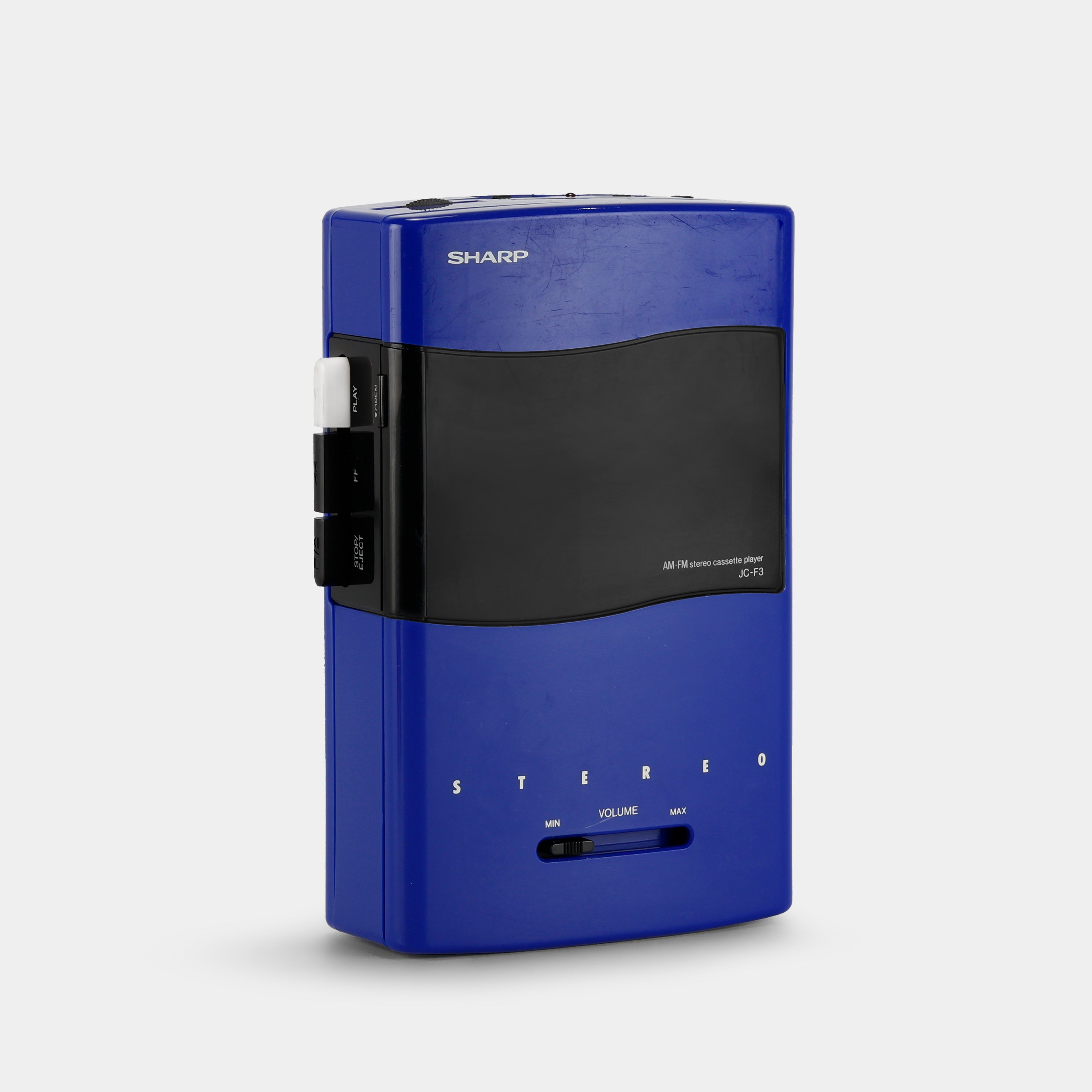 Sharp JC-F3 Blue AM/FM Portable Cassette Player