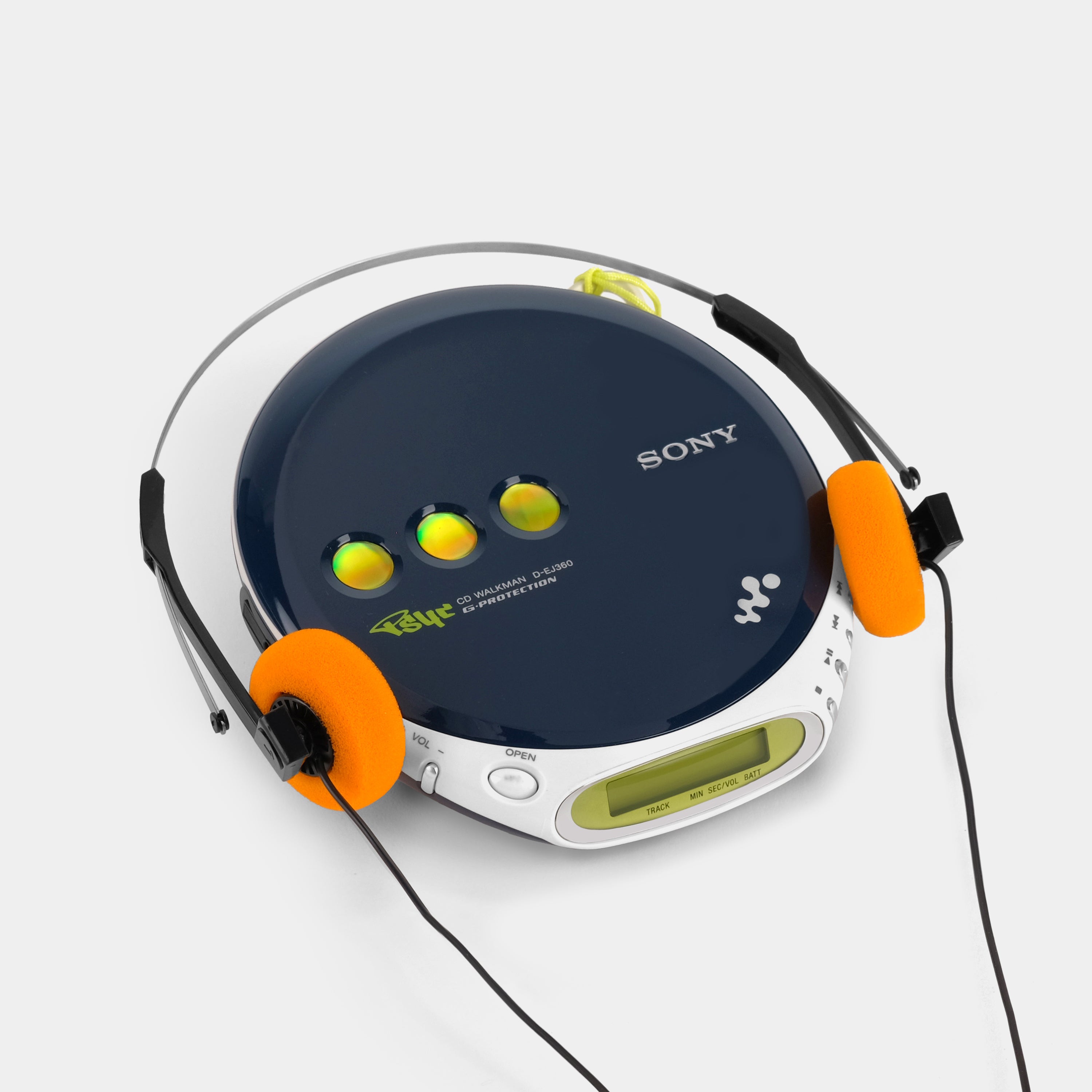 Sony Psyc Walkman D-EJ360 Navy Portable CD Player