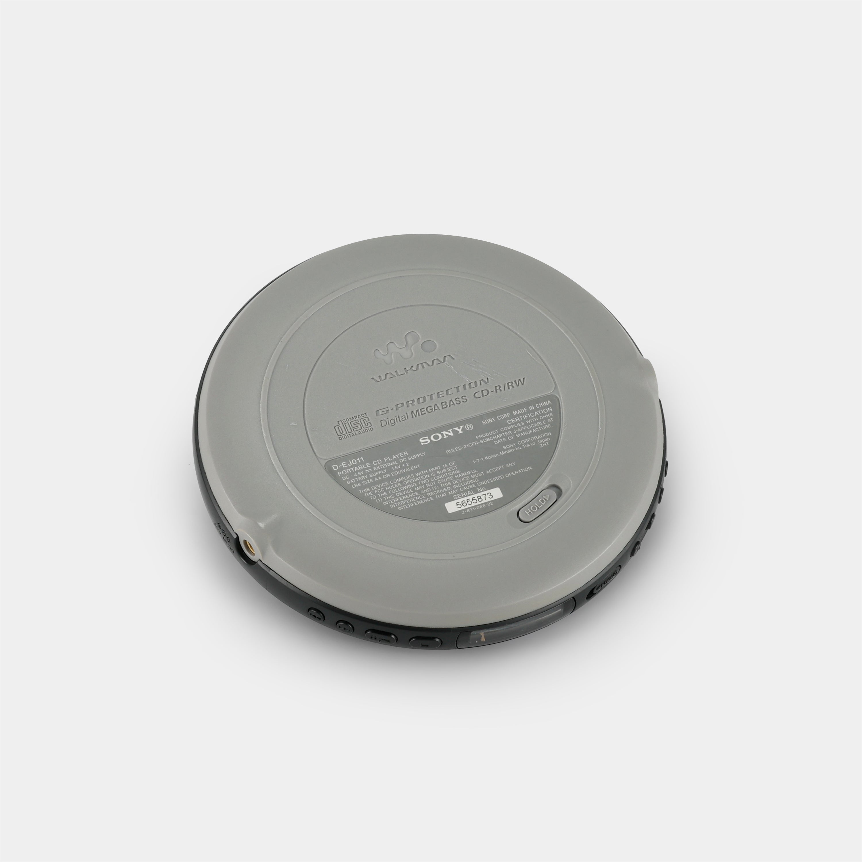 Sony Walkman D-EJ011 Silver Portable CD Player