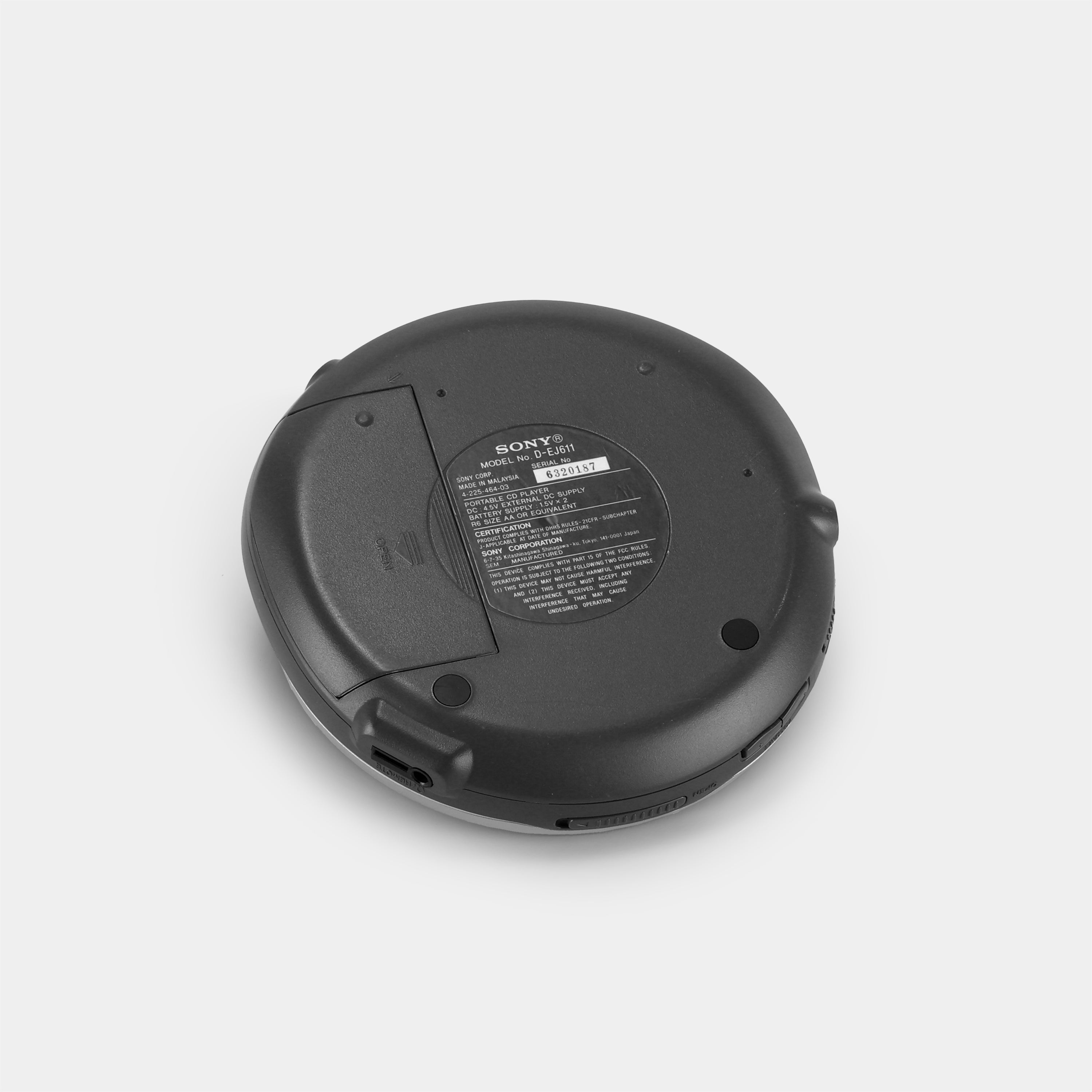 Sony Walkman D-EJ611 Portable CD Player