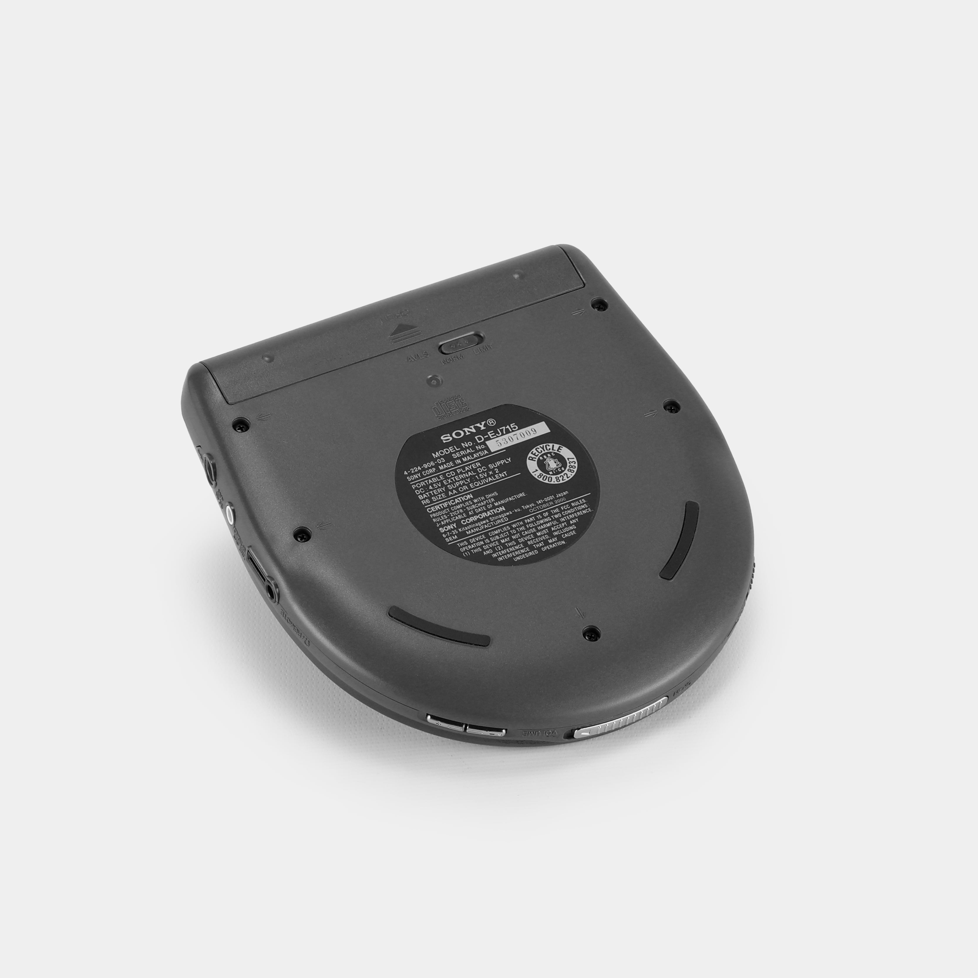 Sony Walkman G-Protection D-EJ715 Portable CD Player