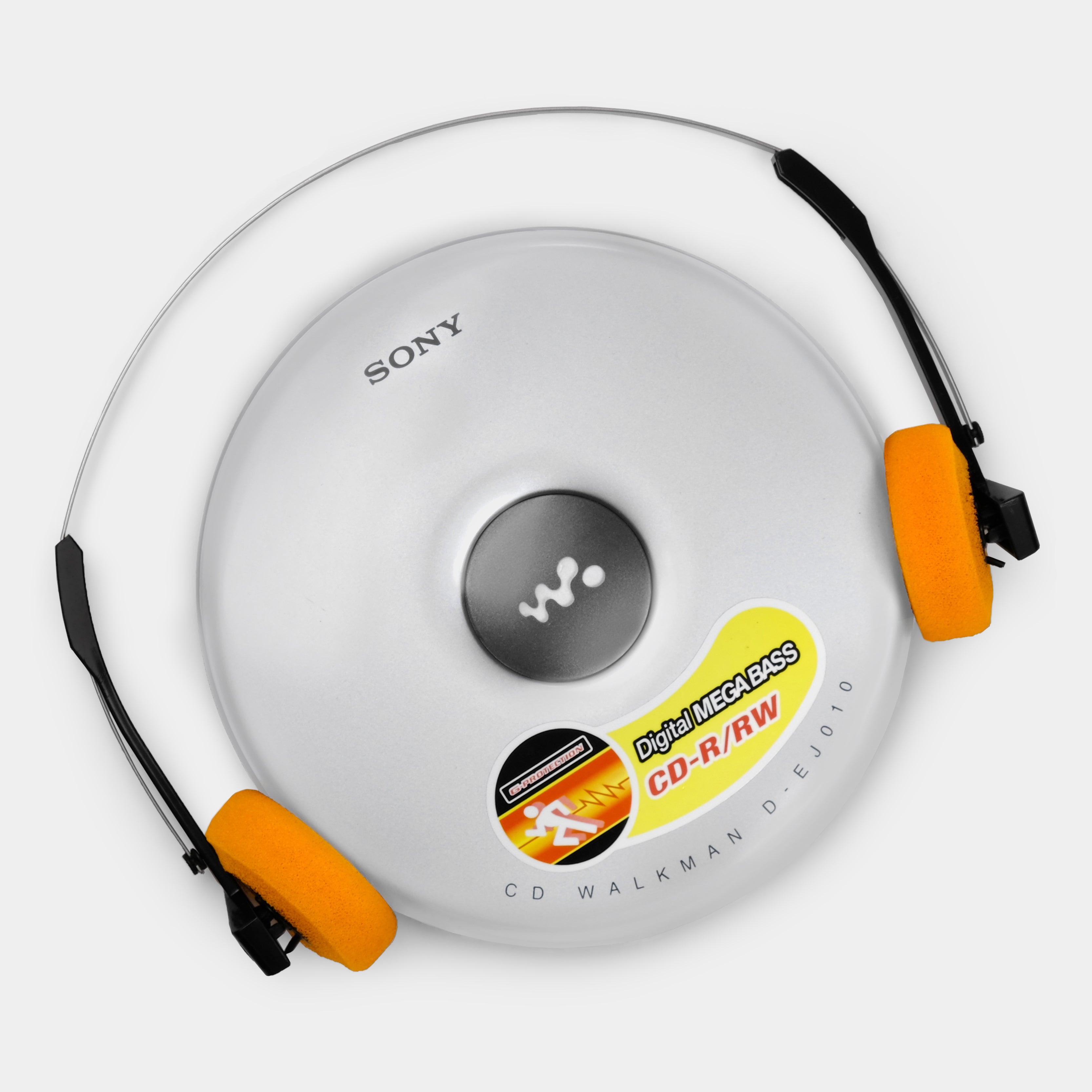 Sony Walkman D-EJ010 Silver Portable CD Player