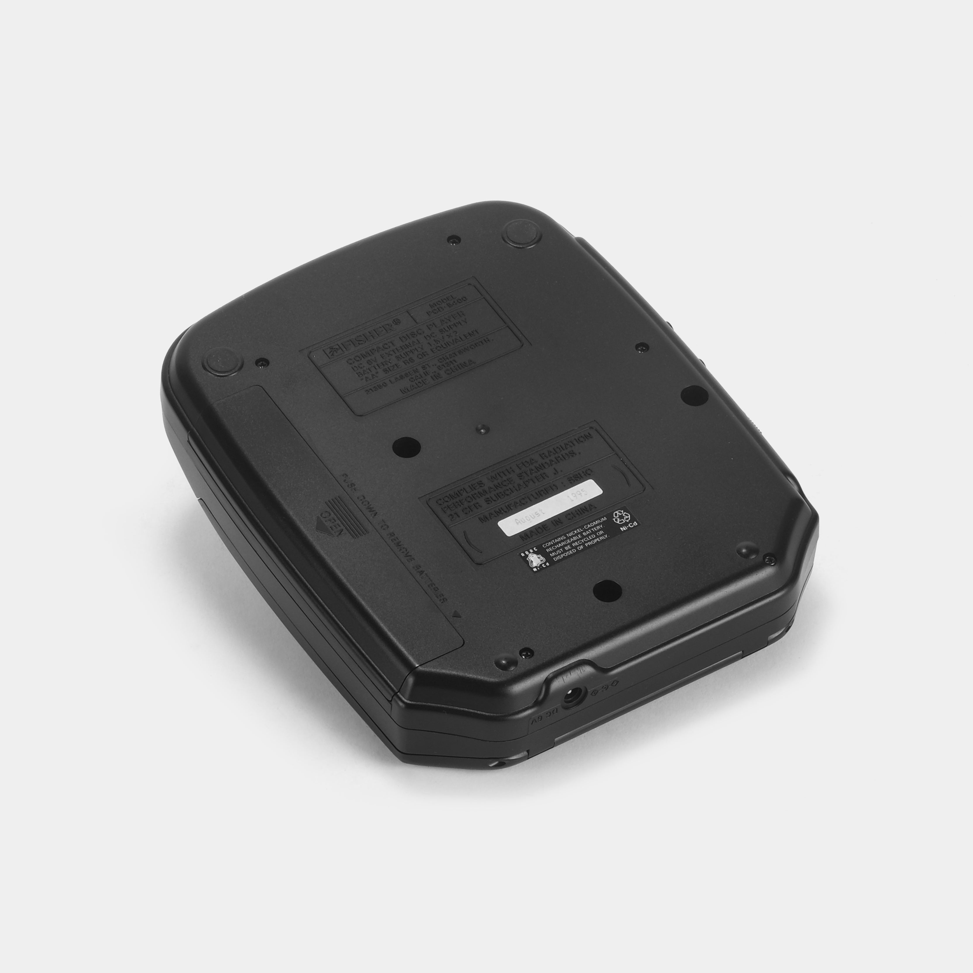 Fisher Model PCD-5400 Portable CD Player