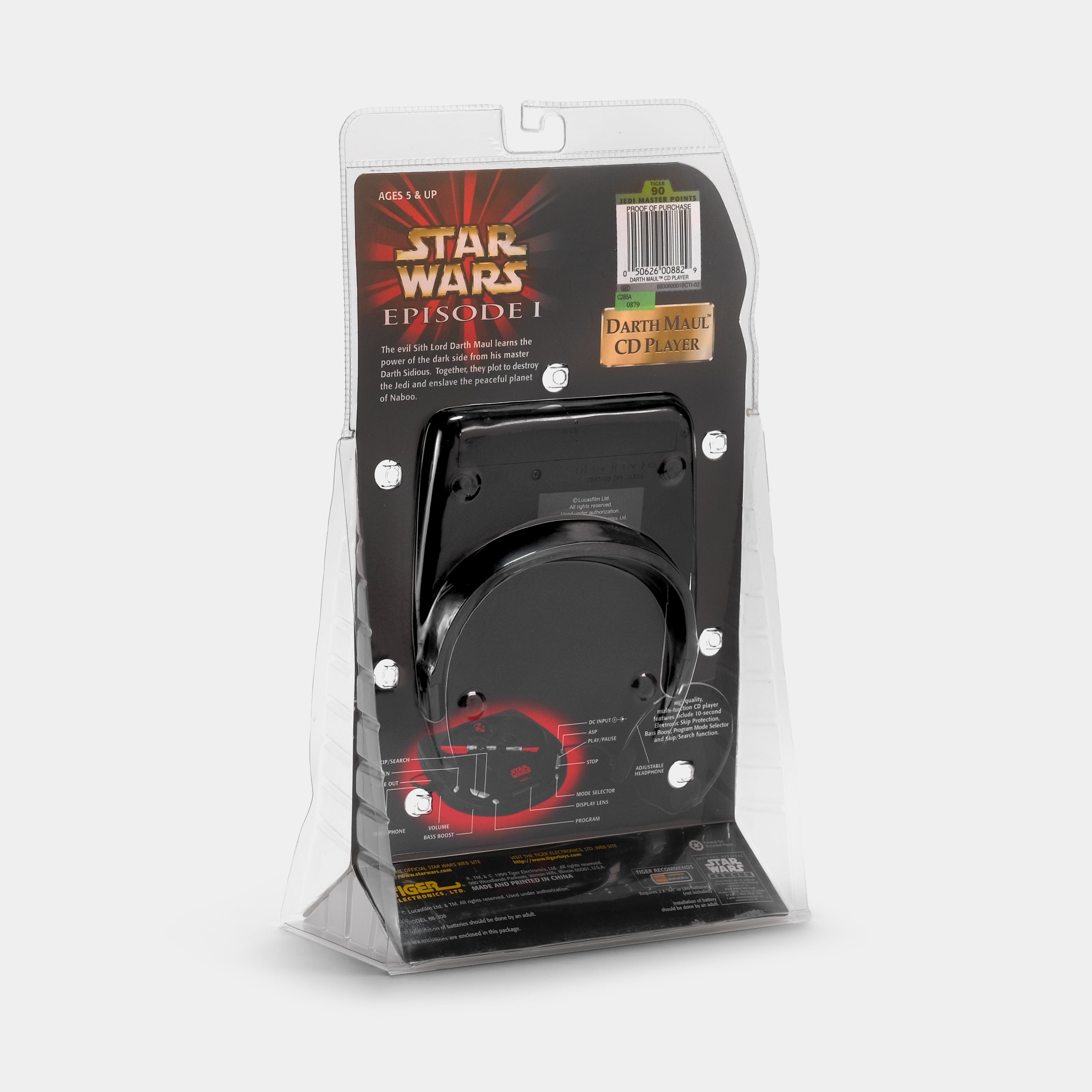 Star Wars: Episode I Darth Maul CD Player (New In Packaging)
