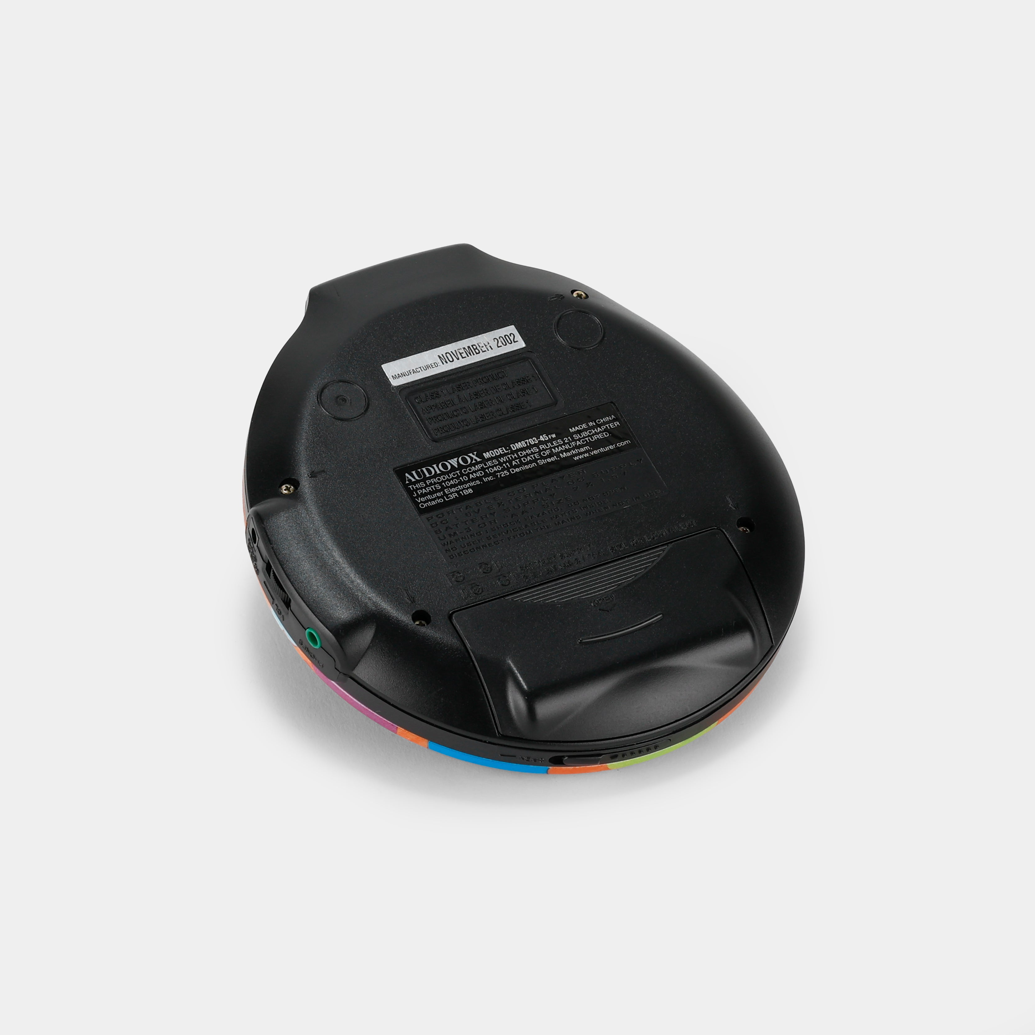 Audiovox DM8703-45 Portable CD Player