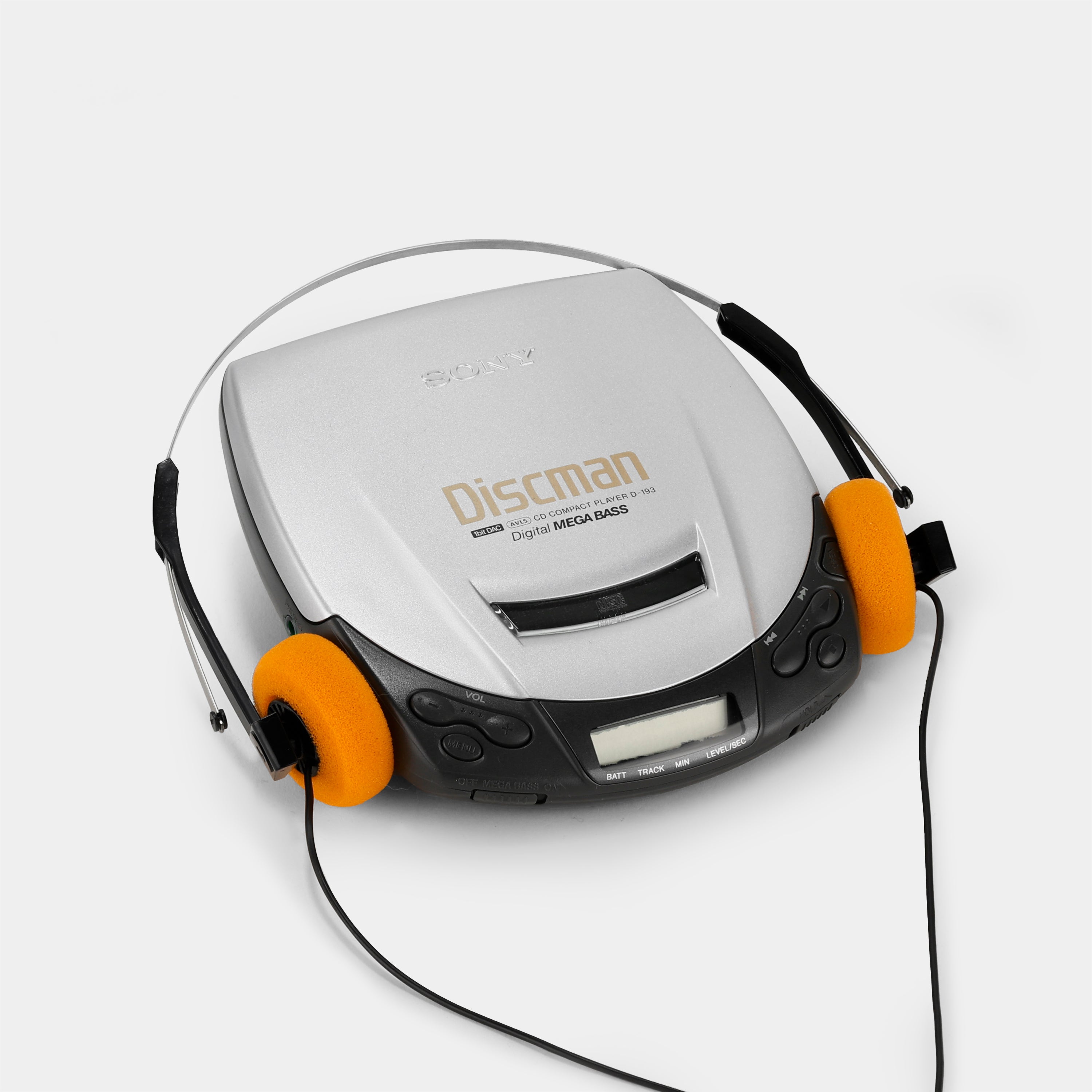 Sony Discman D-193 Portable CD Player