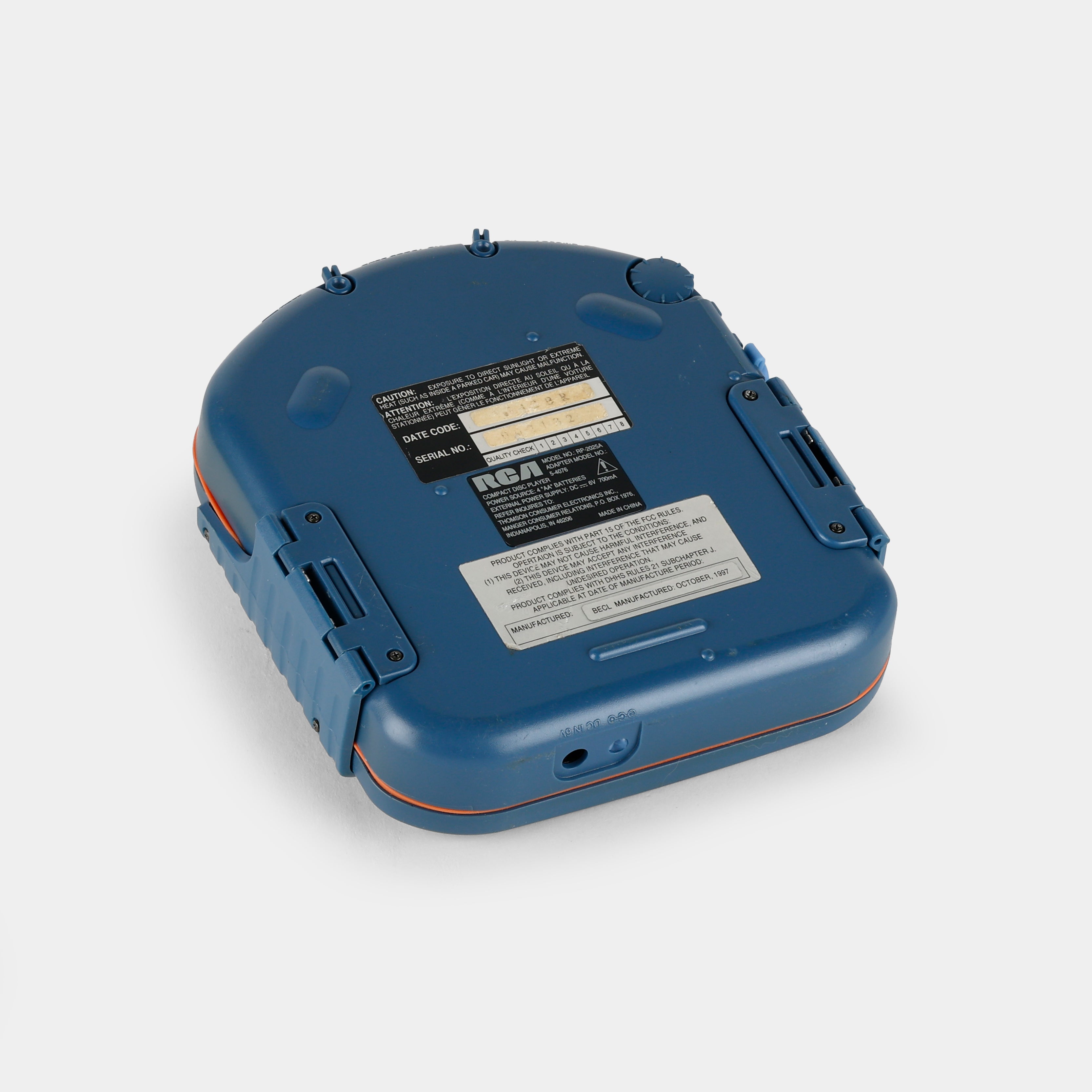 RCA RP-2025A Portable CD Player