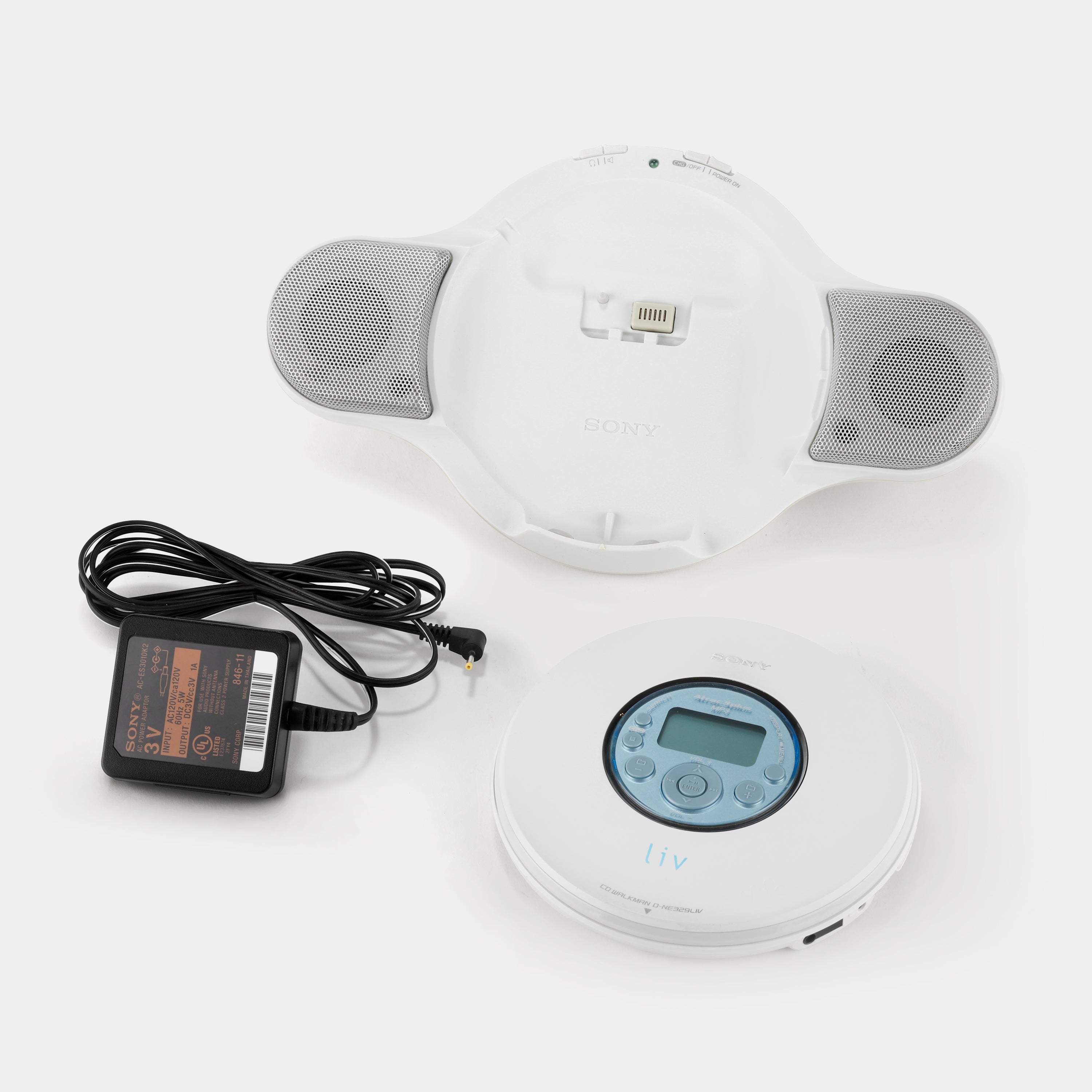 Sony Liv D-NE329LIV CD Player With Speaker Stand