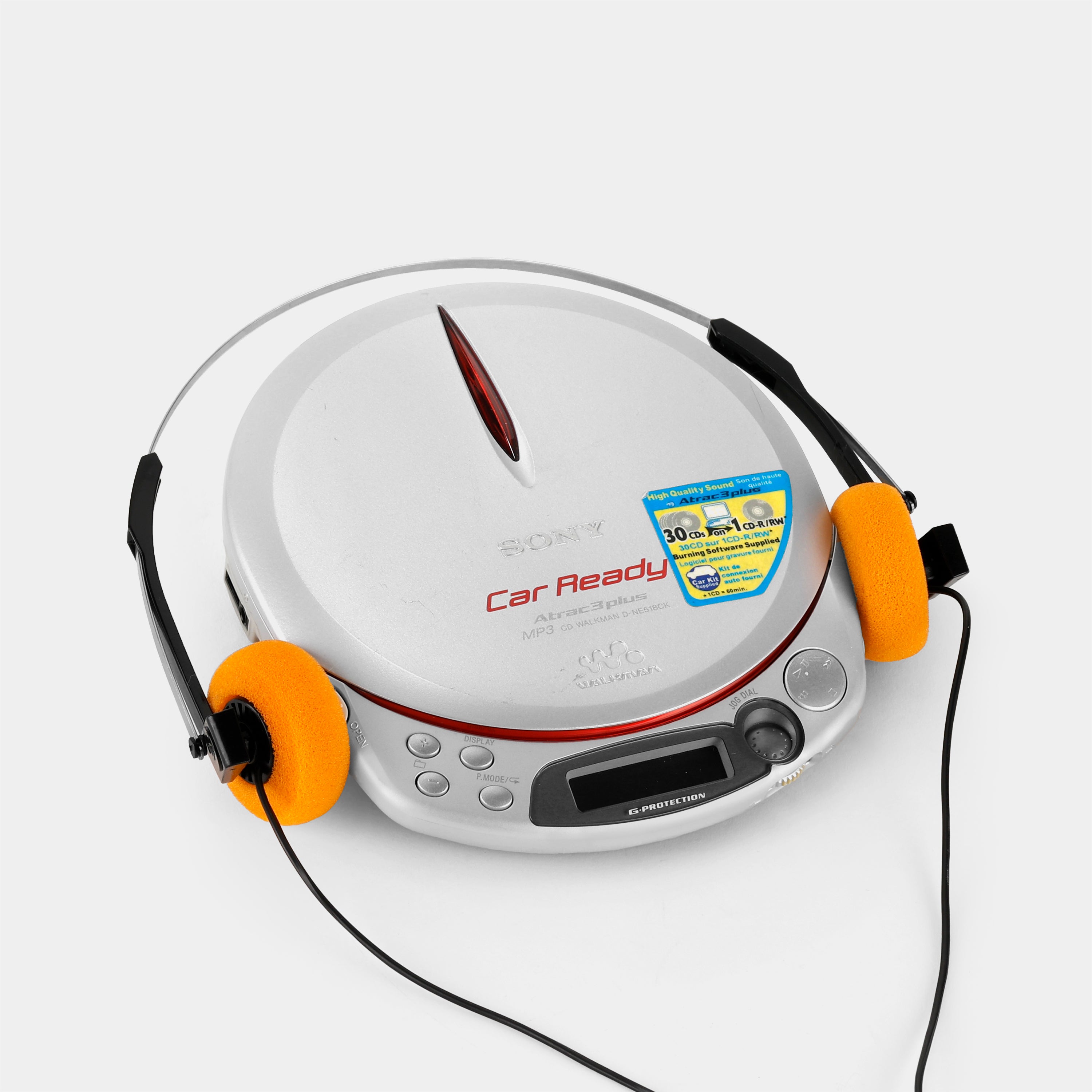 Sony Walkman D-NE518CK Silver Portable CD Player – Retrospekt