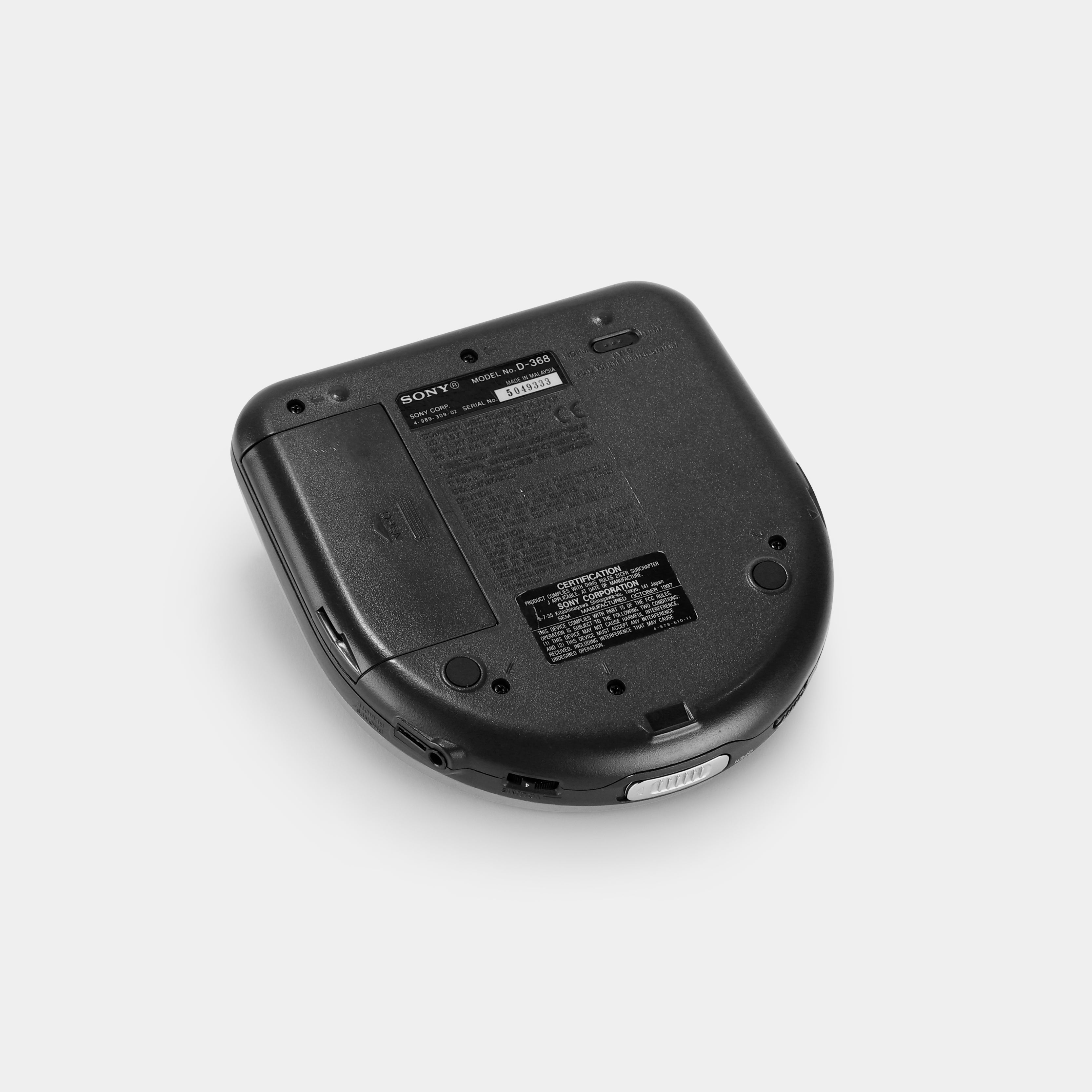 Sony Discman D-368 Portable CD Player