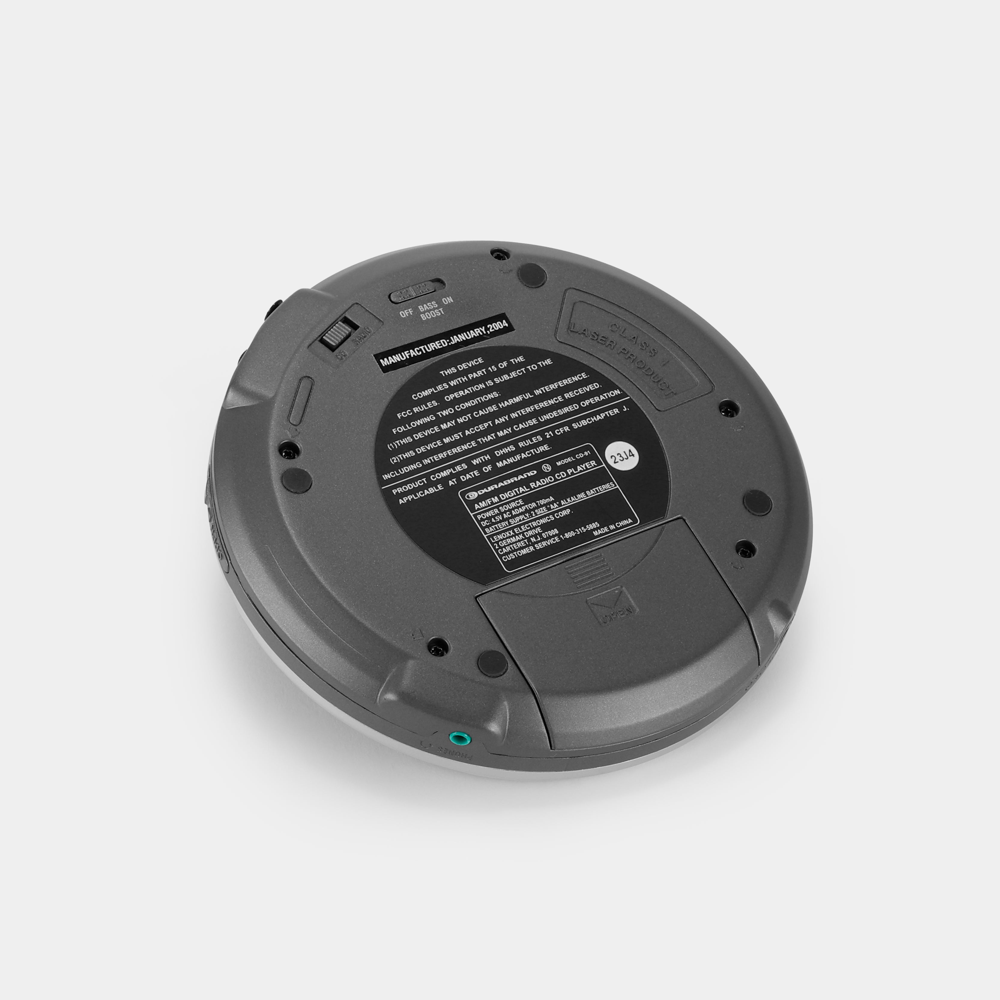 Durabrand CD-91 Portable CD Player