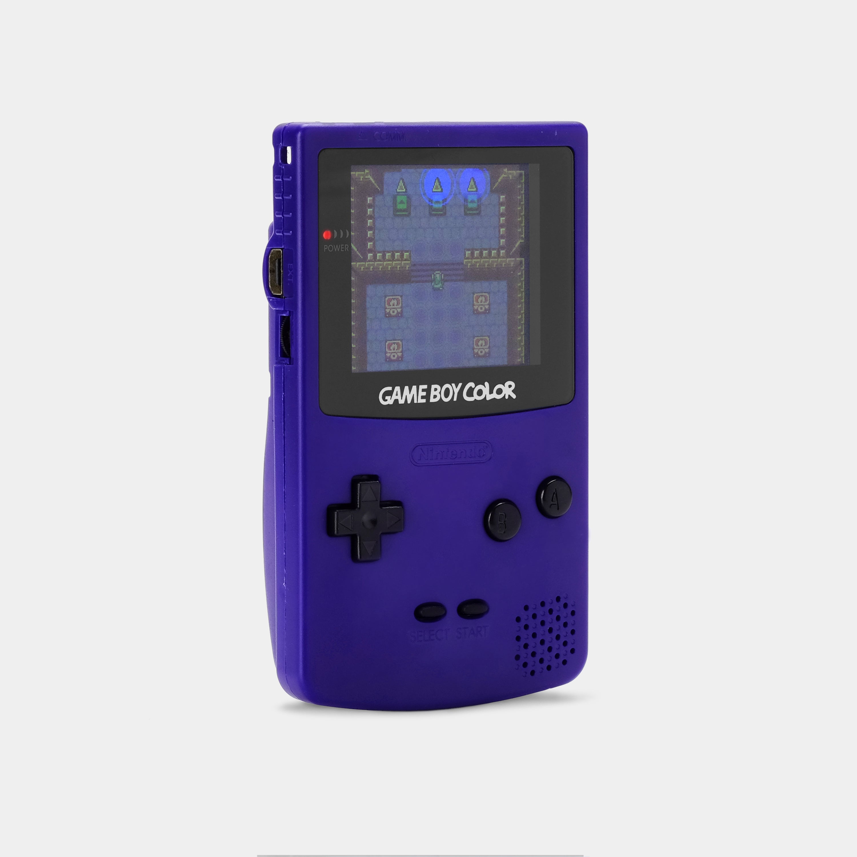 Nintendo Game Boy Color Purple Game Console With Backlit Screen