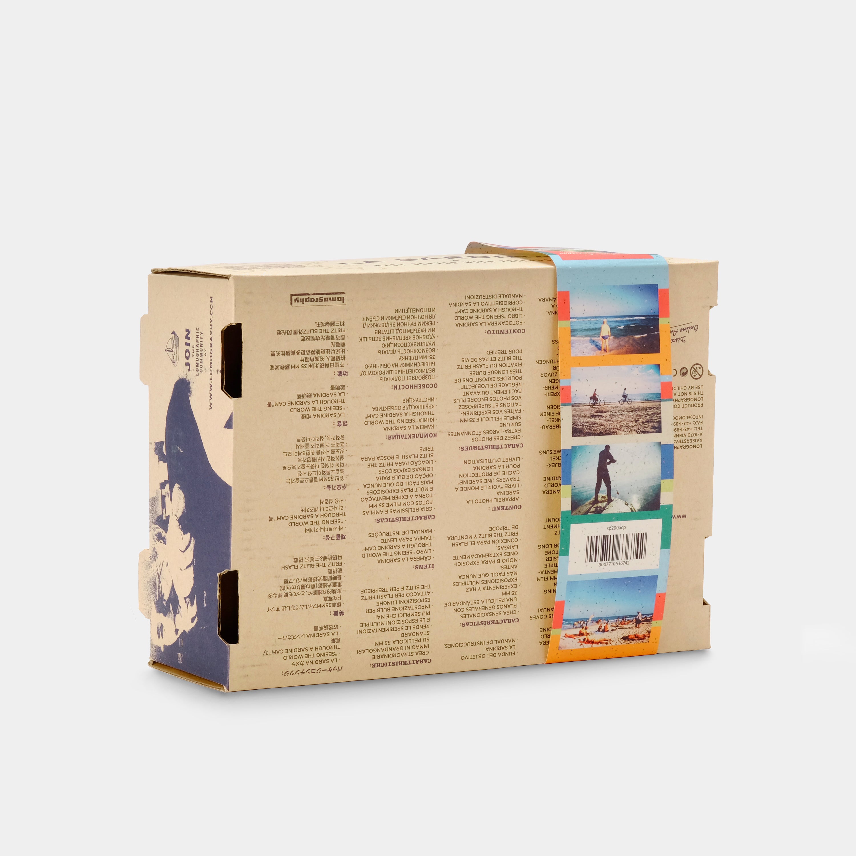 Lomography La Sardina and Flash DIY (Acapulco Caleta Edition) 35mm Point and Shoot Film Camera