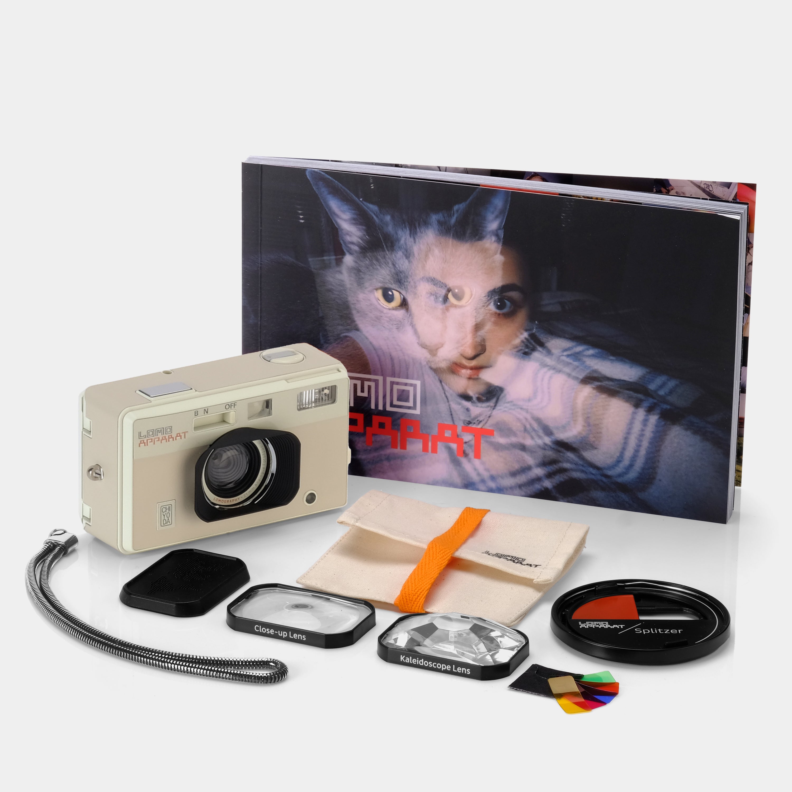 Lomography LomoApparat (Chiyoda Edition) Wide Angle 35mm Film Camera and Lenses