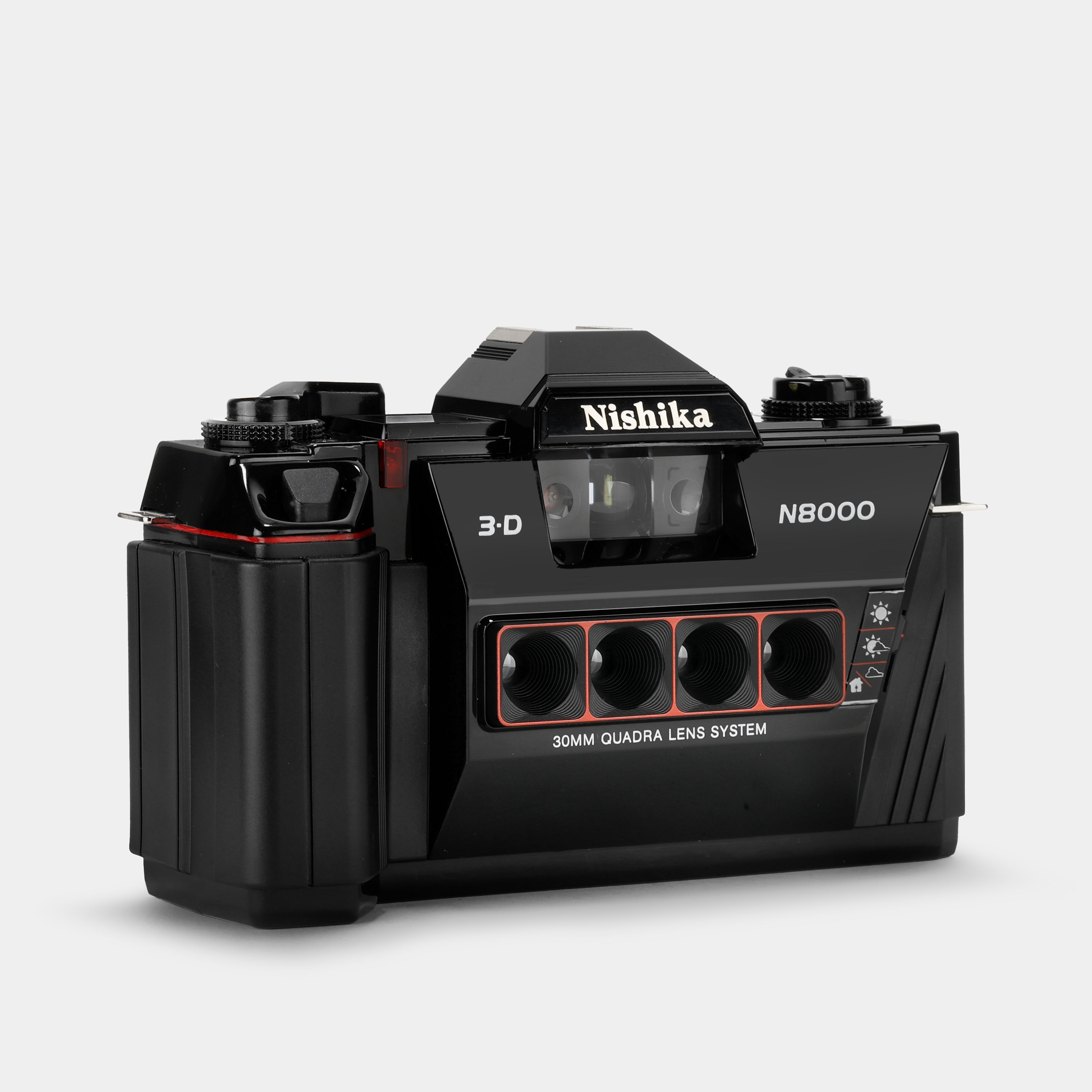 Nishika 3D N8000 Stereo 35mm Film Camera + Case