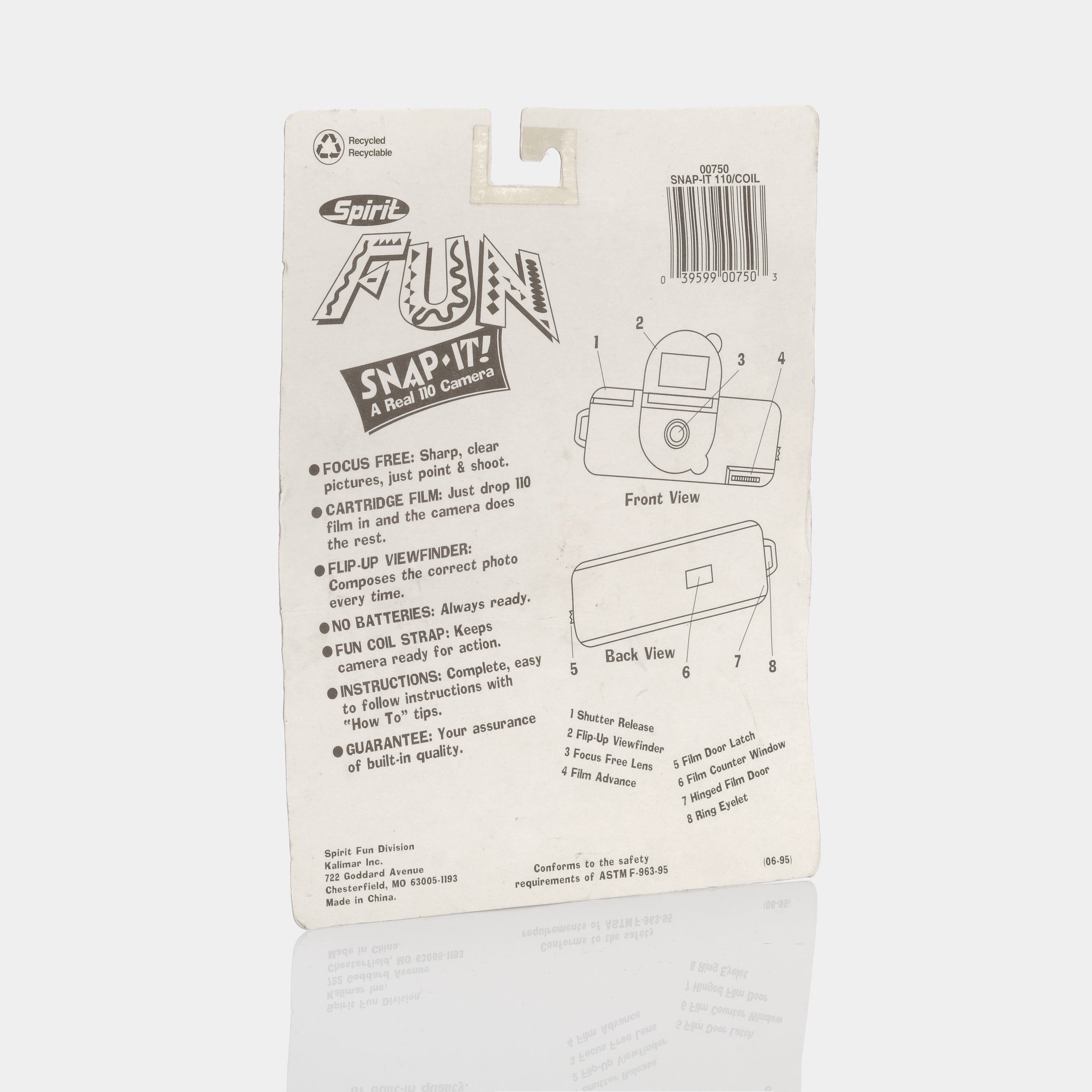 Spirit Fun 110 Film Camera (New Old Stock)