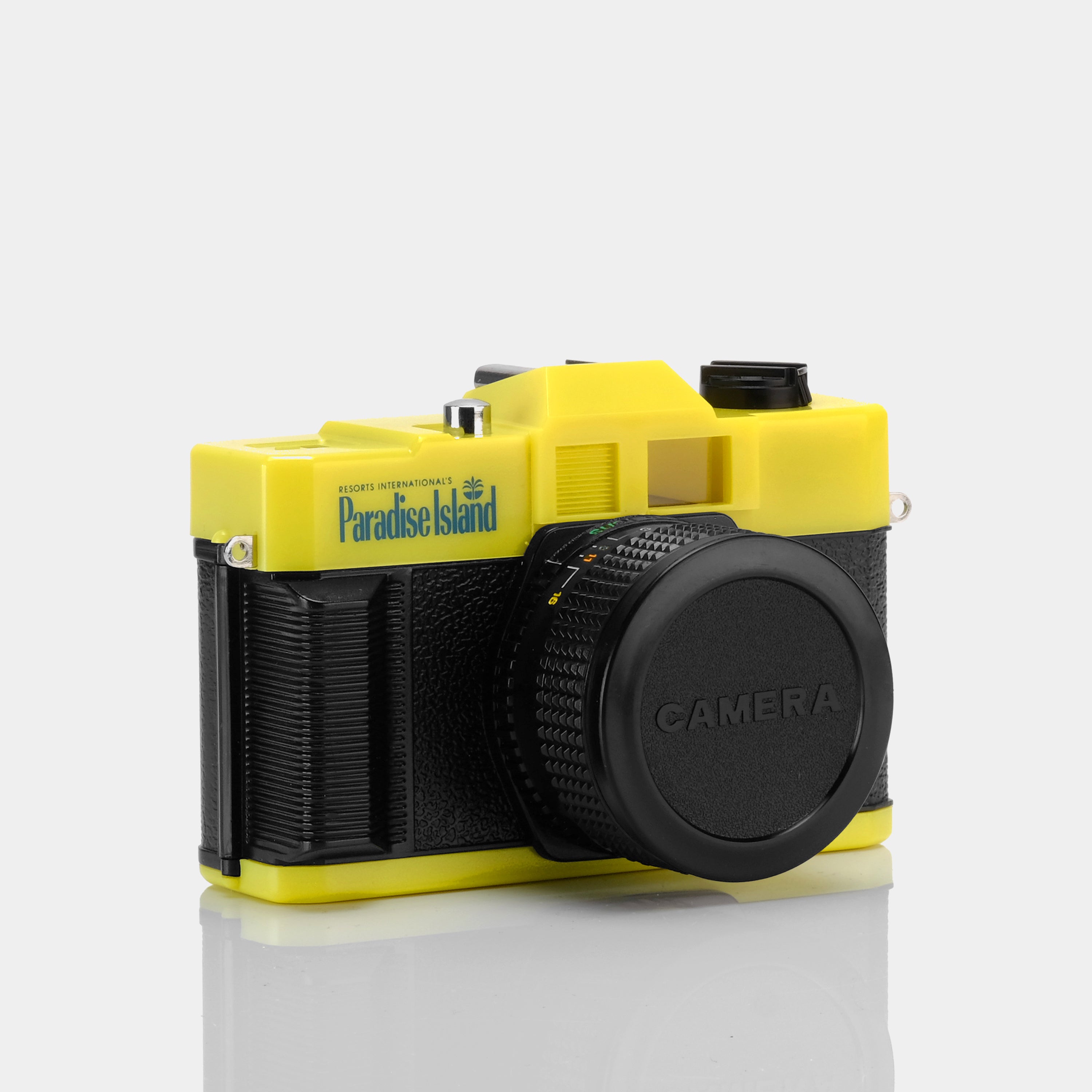 Paradise Island Yellow and Black 35mm Point and Shoot Film Camera