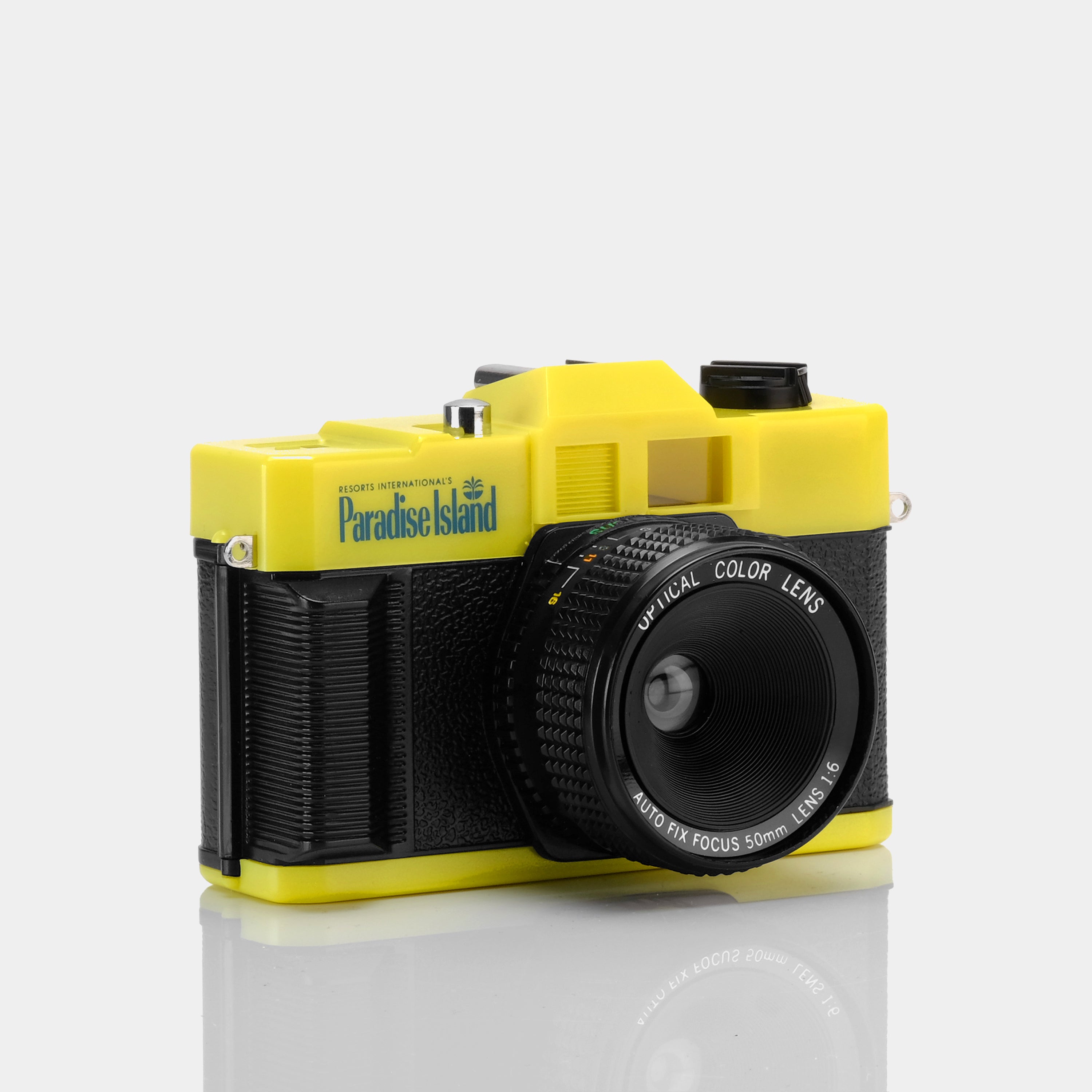 Paradise Island Yellow and Black 35mm Point and Shoot Film Camera