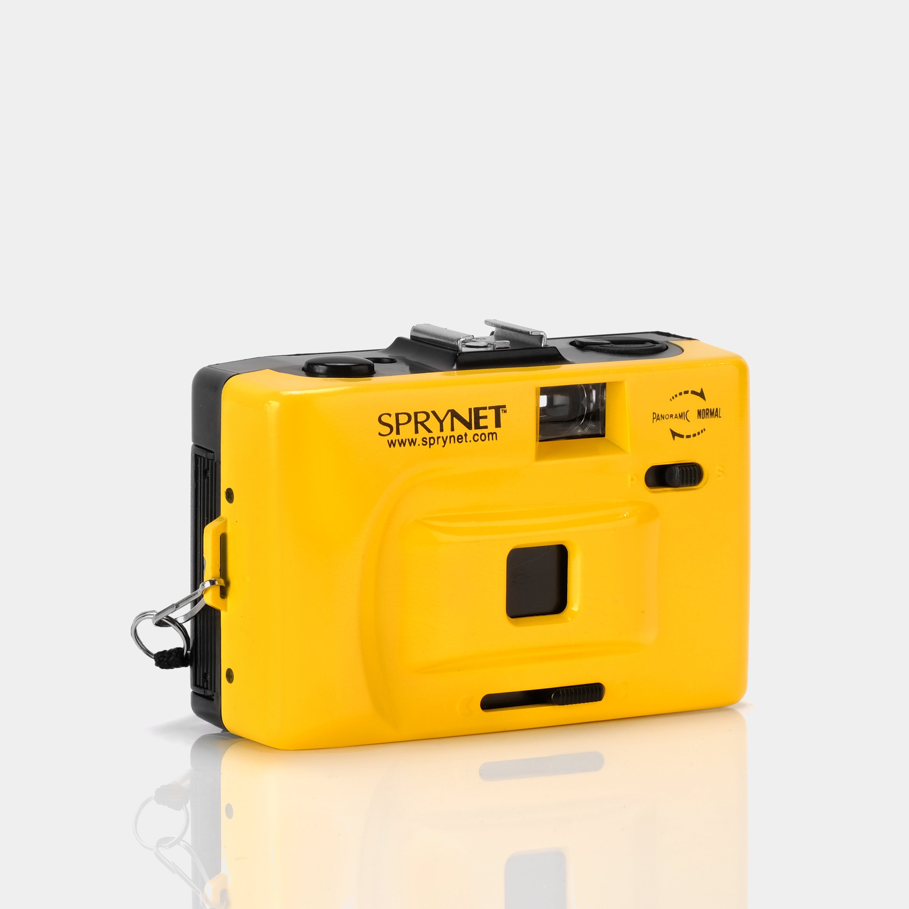 SPRYNET 2-Way Yellow 35mm Point And Shoot Film Camera