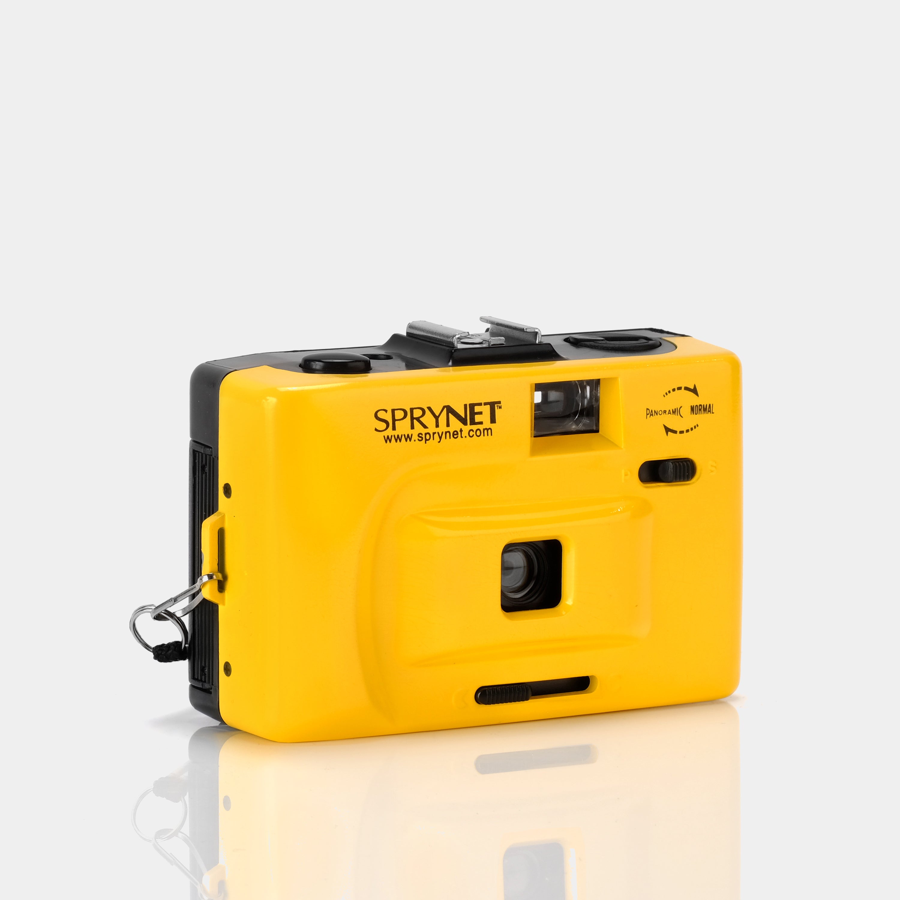 SPRYNET 2-Way Yellow 35mm Point And Shoot Film Camera