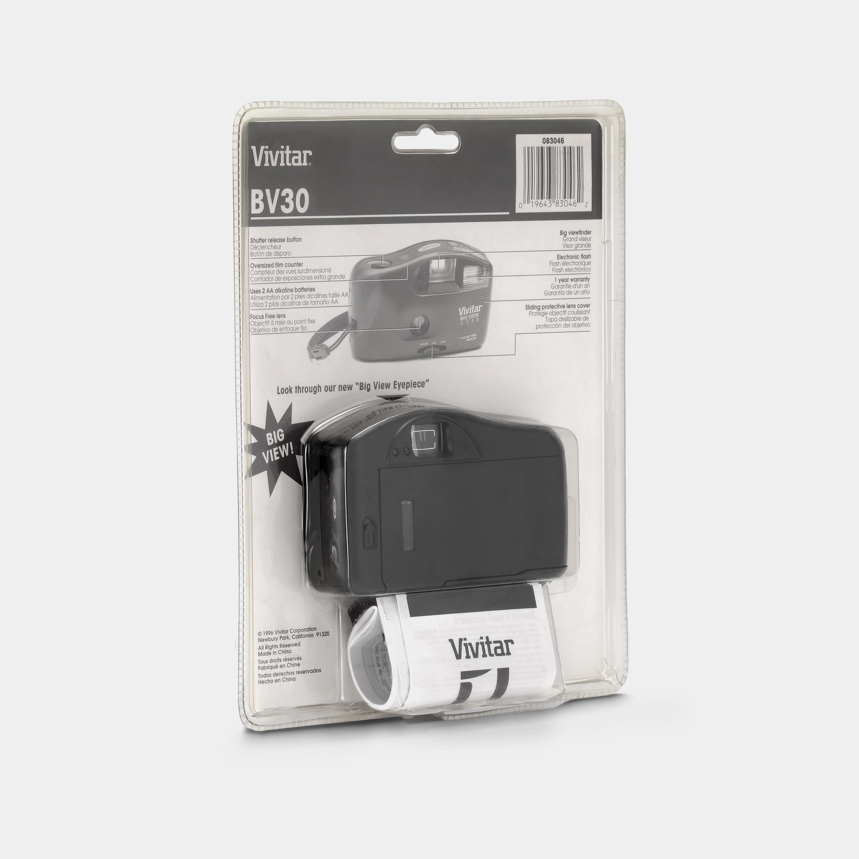 Vivitar BV30 35mm Point and Shoot Film Camera (New In Packaging)