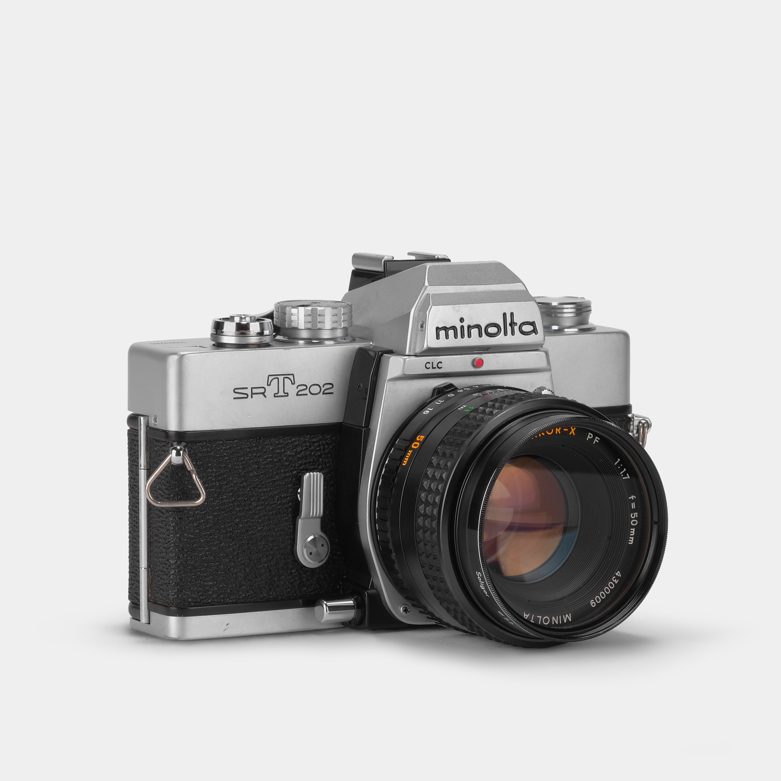 Minolta SRT 202 35mm SLR Film Camera and Lenses