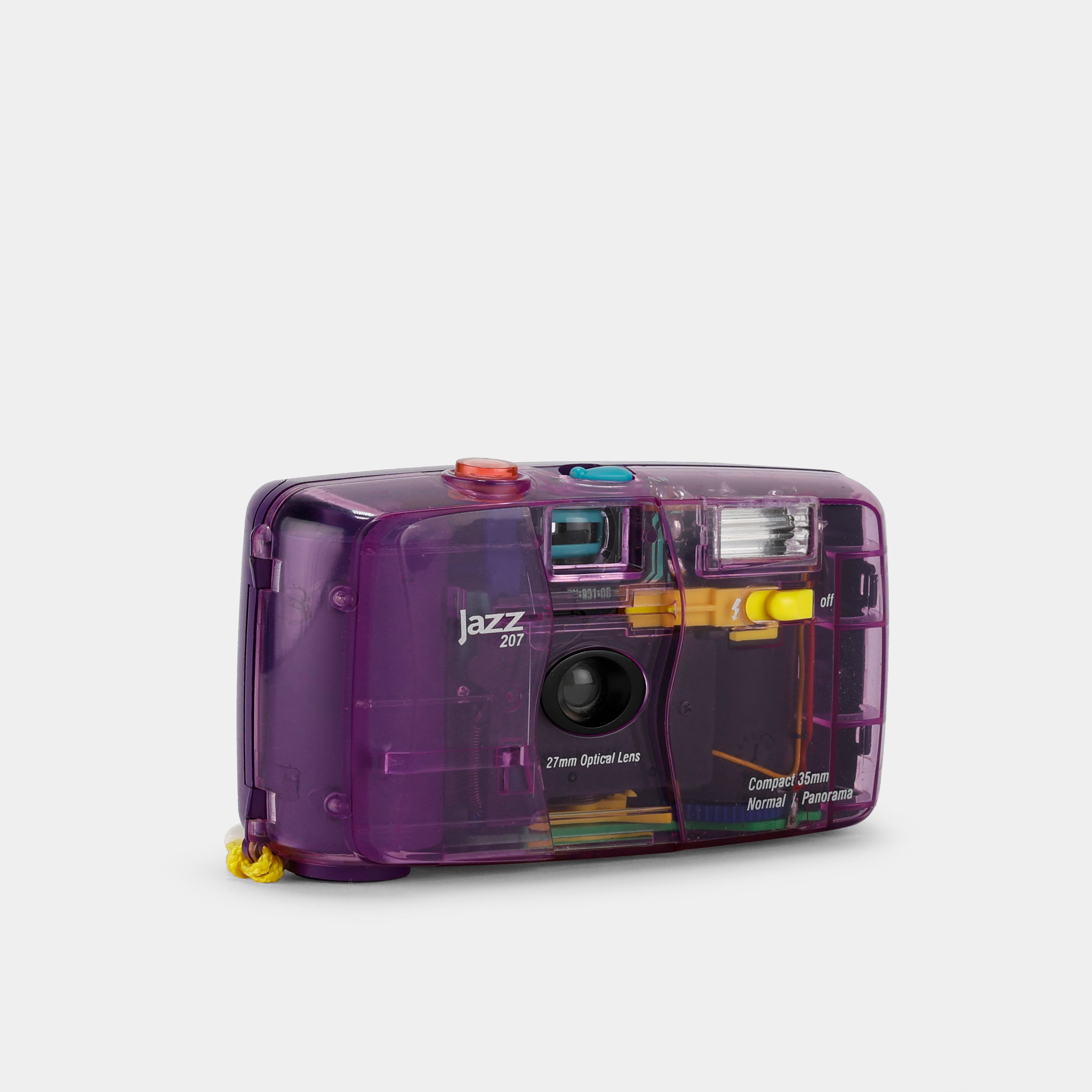 Jazz 207 Transparent Purple 35mm Point and Shoot Film Camera
