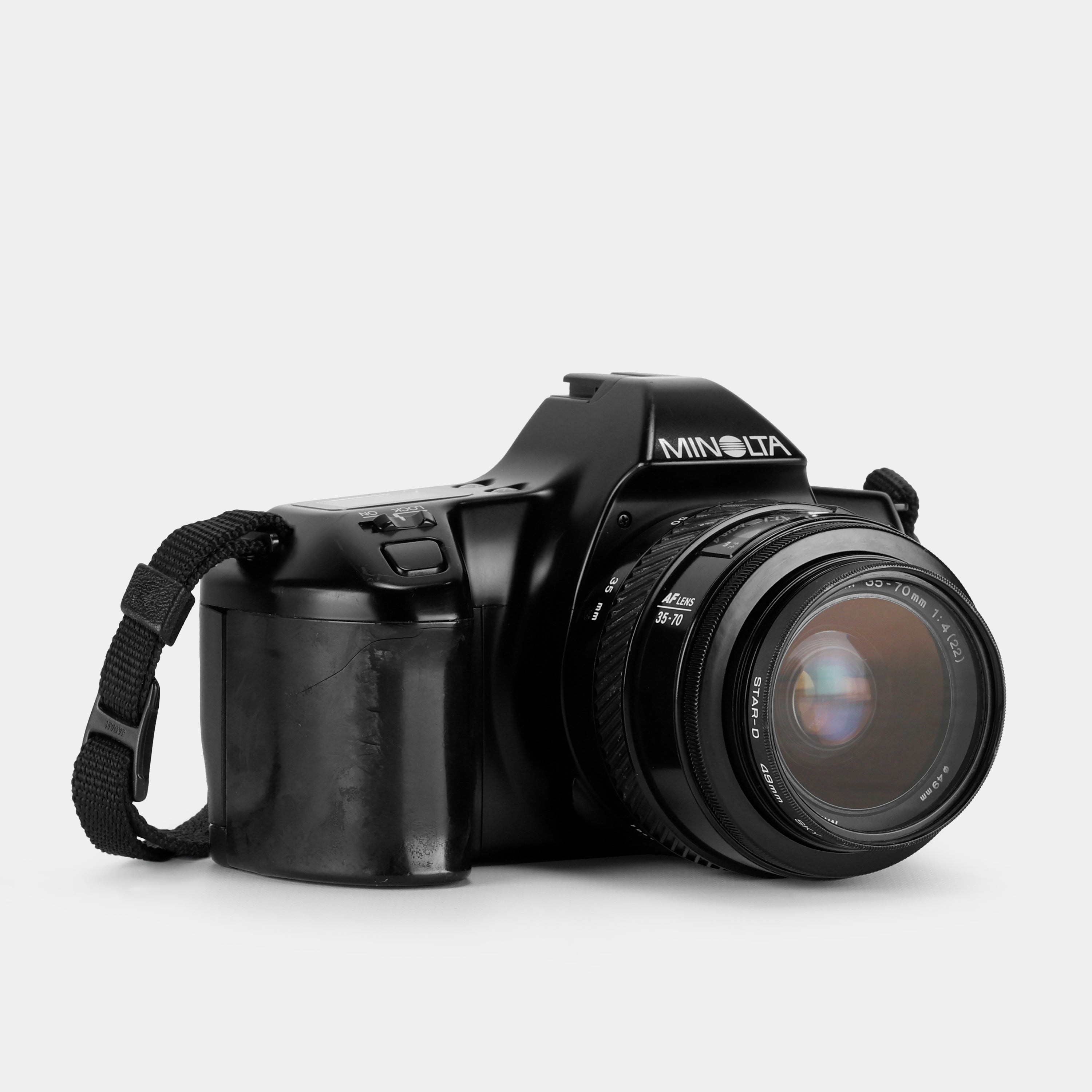 Minolta Maxxum 3000i 35mm SLR Film Camera with Flash – Retrospekt
