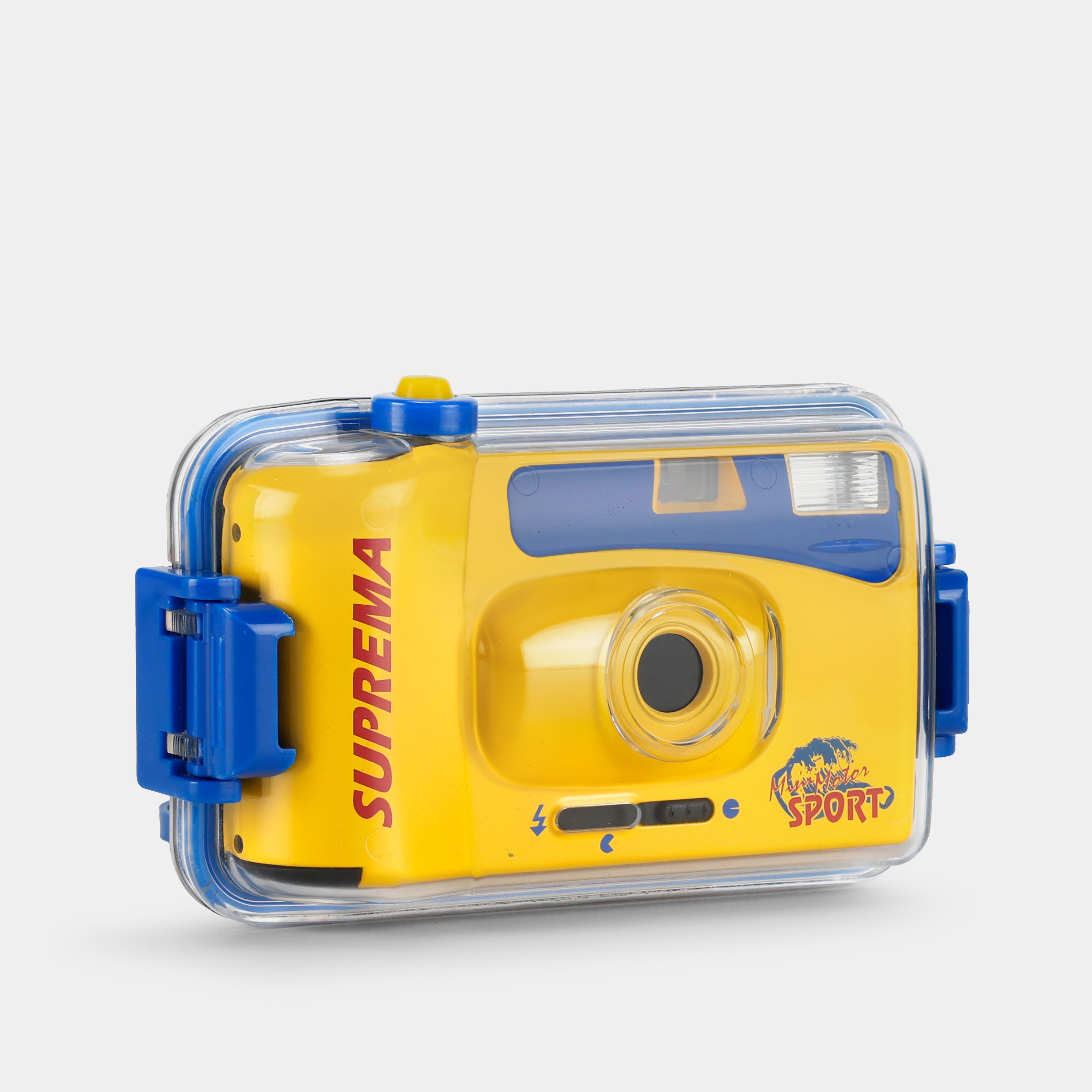 Suprema Mini Motor Sport 35mm Point and Shoot Film Camera with Underwater Housing