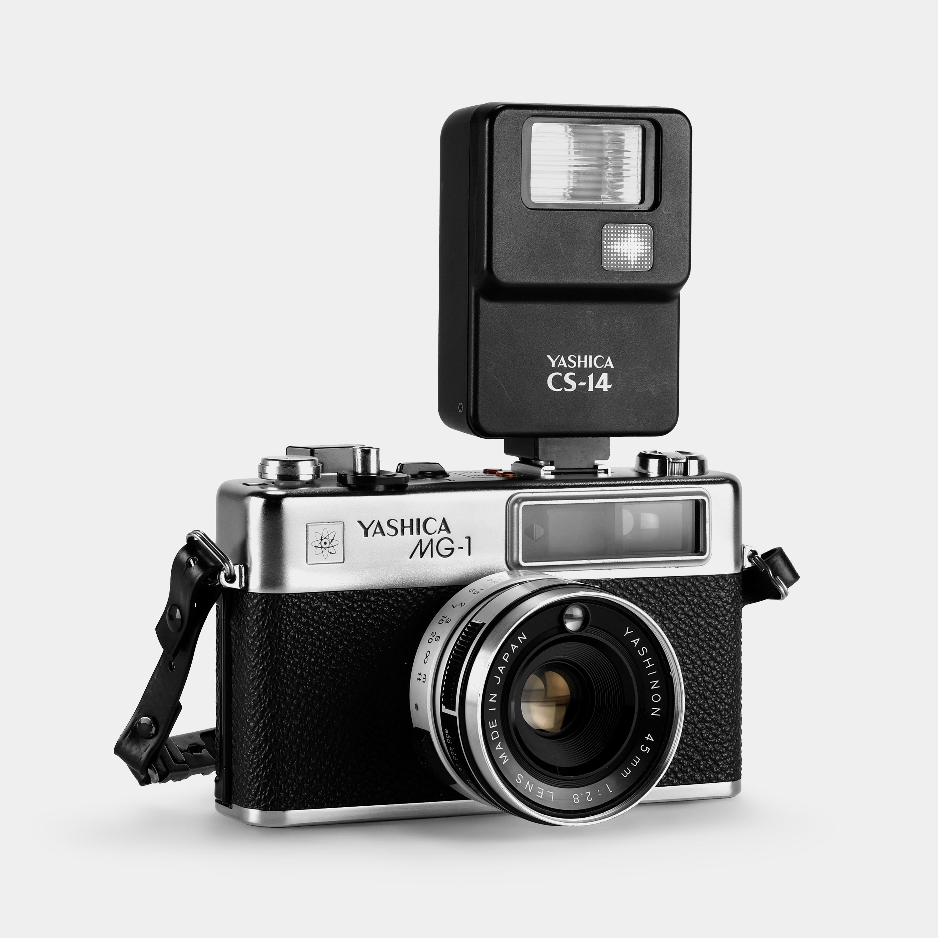 Yashica MG-1 35mm Film Camera with Yashica CS-14 Flash