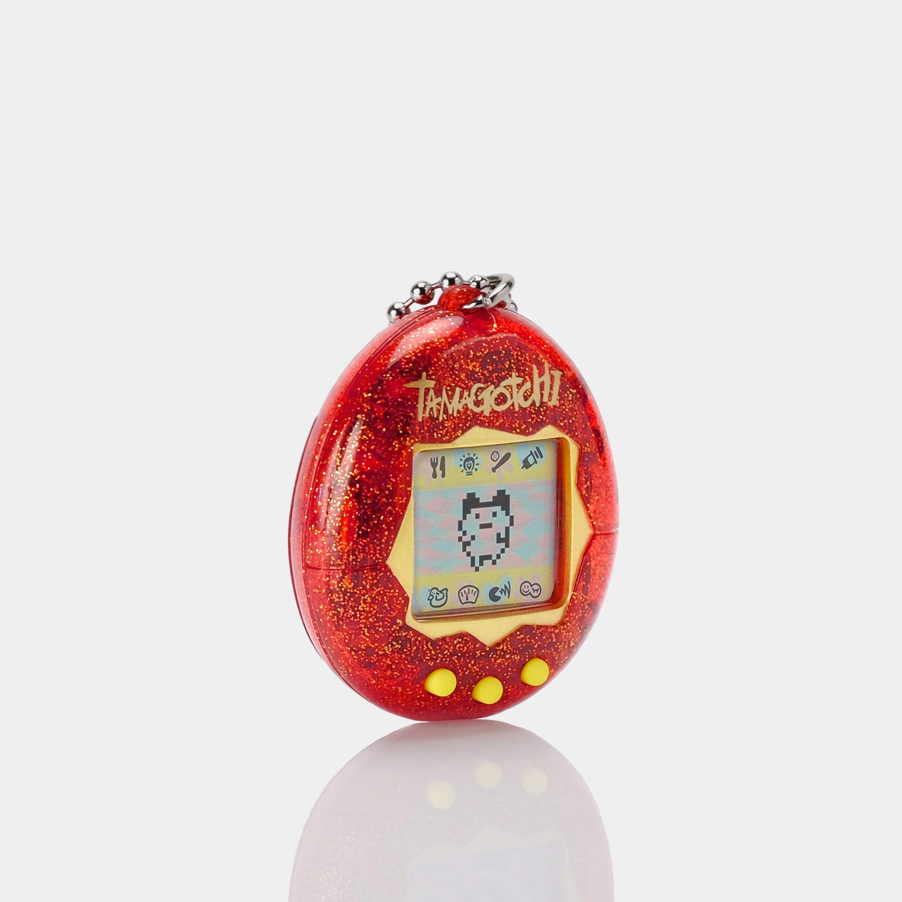 Original Tamagotchi (Gen. 1) Red Glitter Virtual Pet