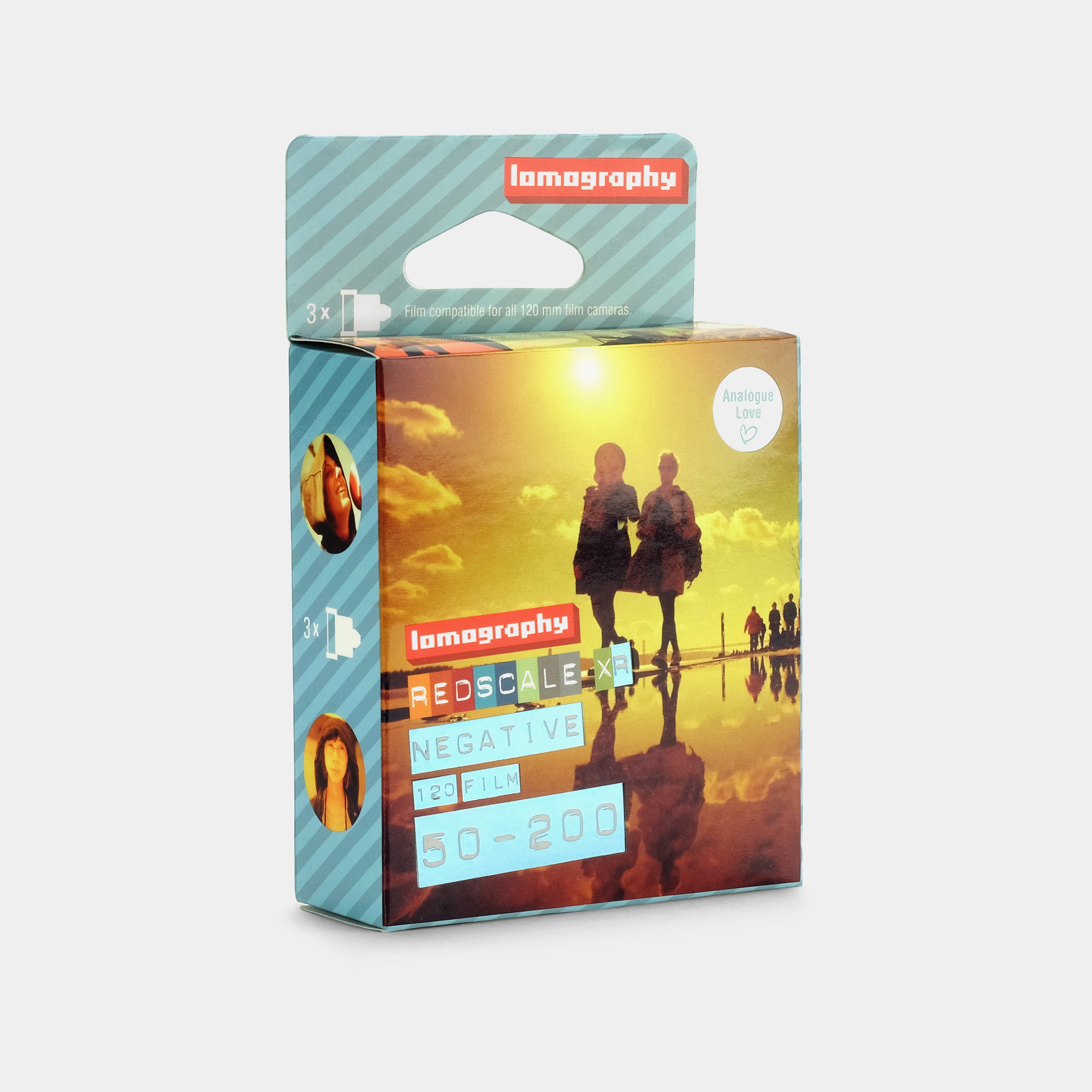 Lomography Redscale XR 50-200 ISO 120 Film - 3 Pack