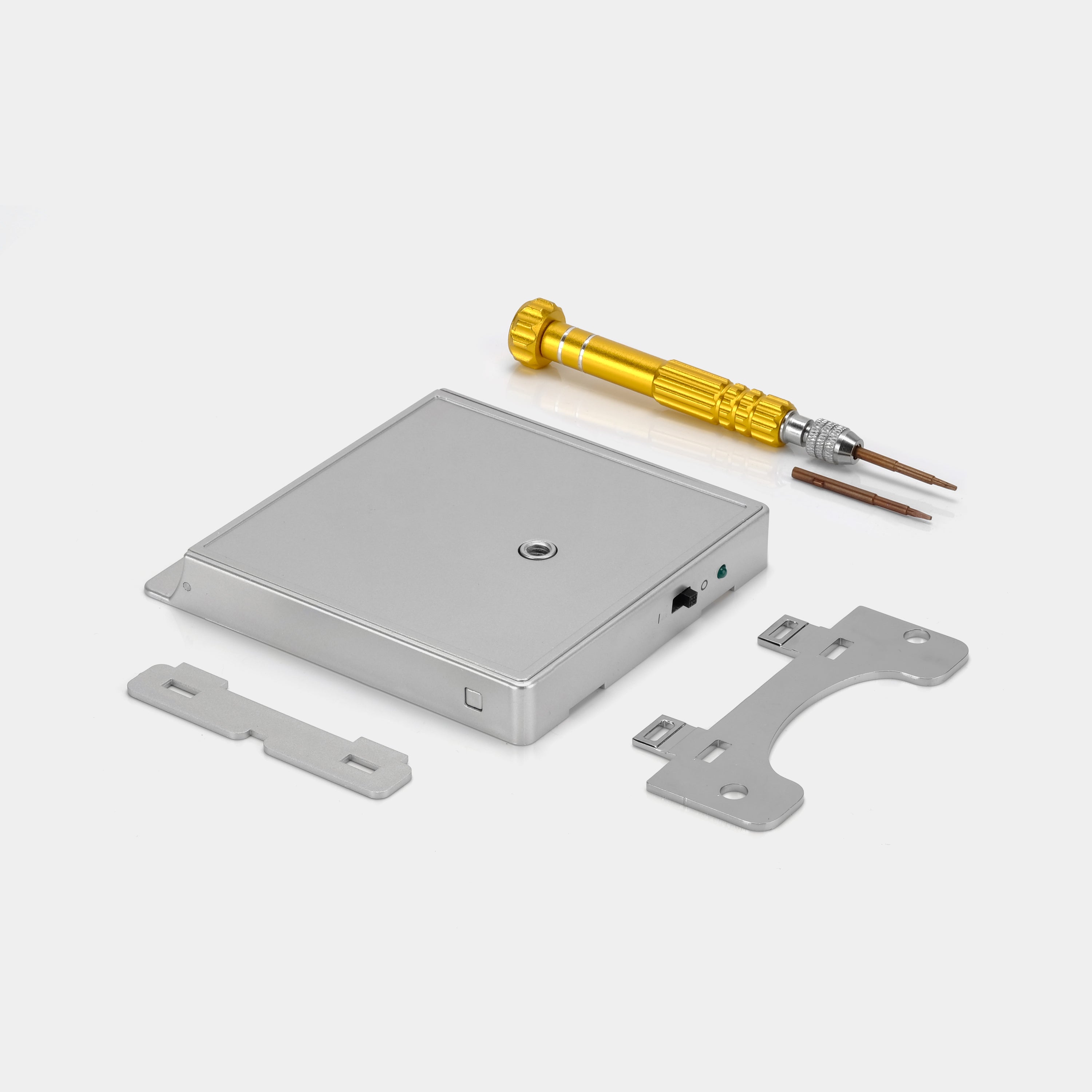 Power Pack - External Power Source for Folding Cameras - Chrome