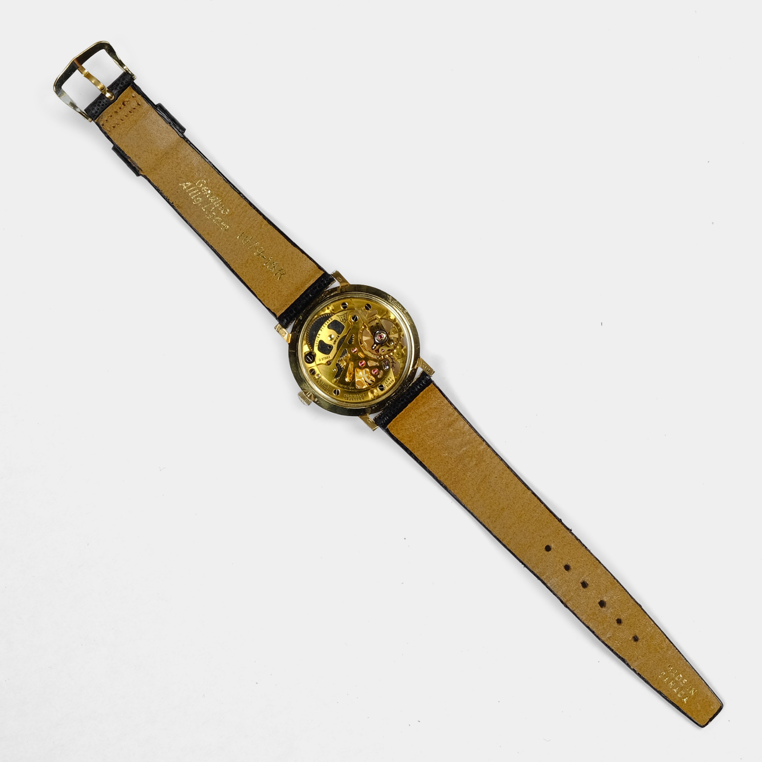 Lucien Piccard Skeleton Openworked Watch (18K Gold); RARE; Swiss Made Circa 1960s Wristwatch