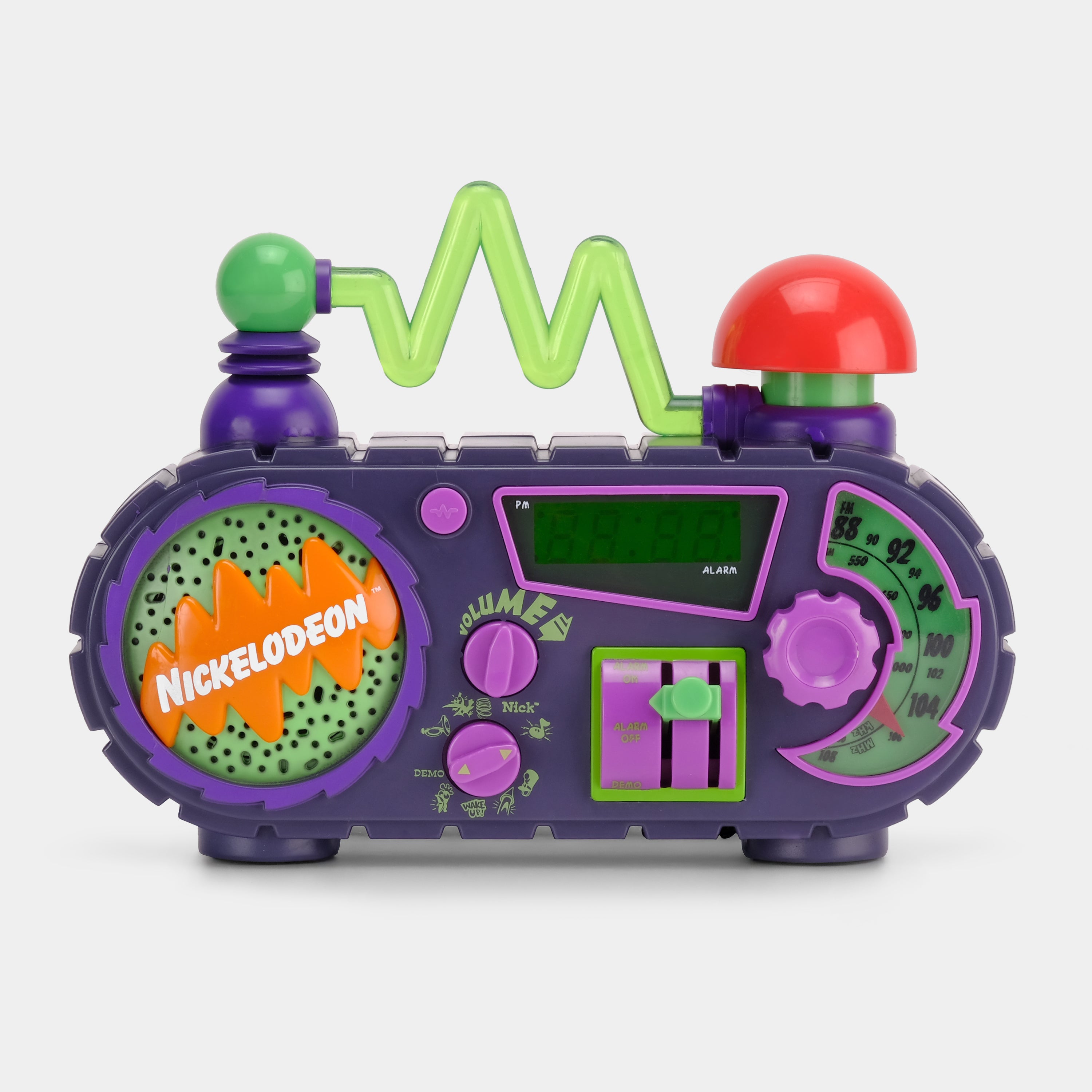 Nickelodeon Time Blaster AM/FM Alarm Clock Radio
