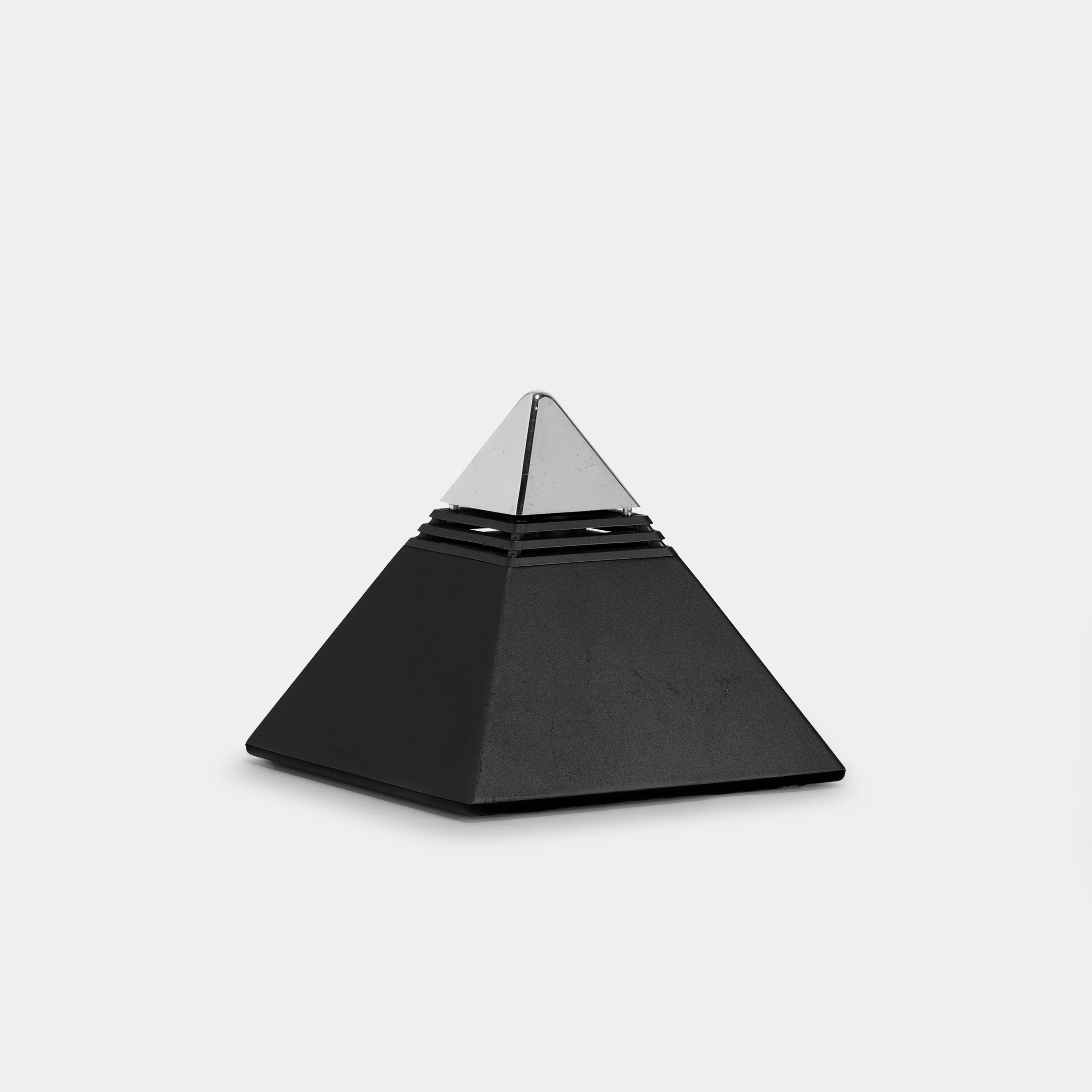 Seiko Black Pyramid Alarm Clock